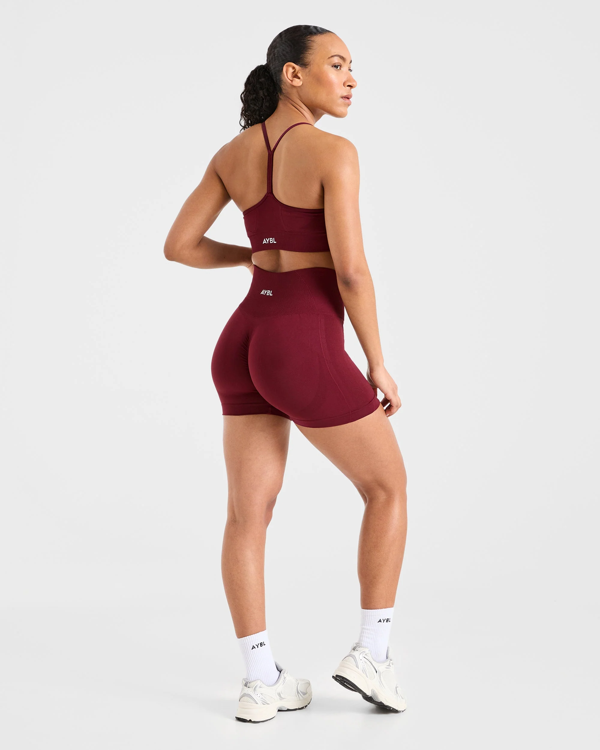 Empower Seamless Shorts - Rood Wine - Image 4
