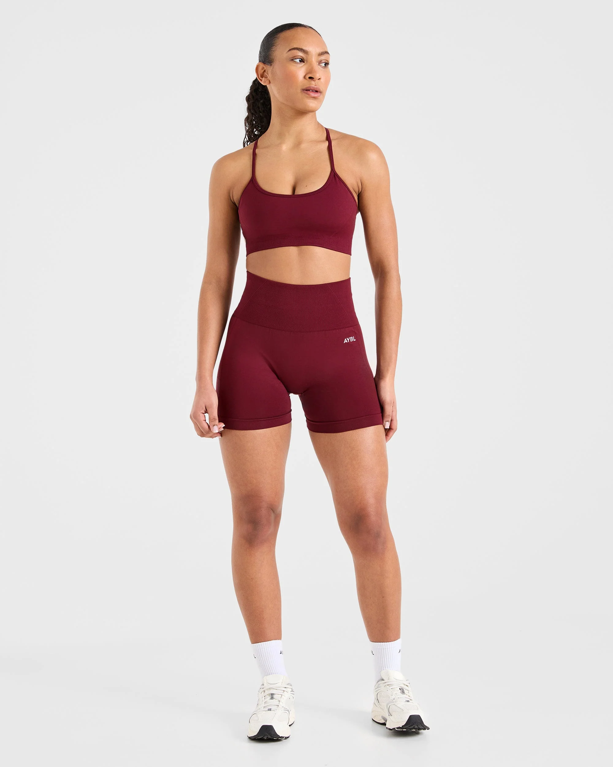 Empower Seamless Sports Bra - Rood Wine - Image 3