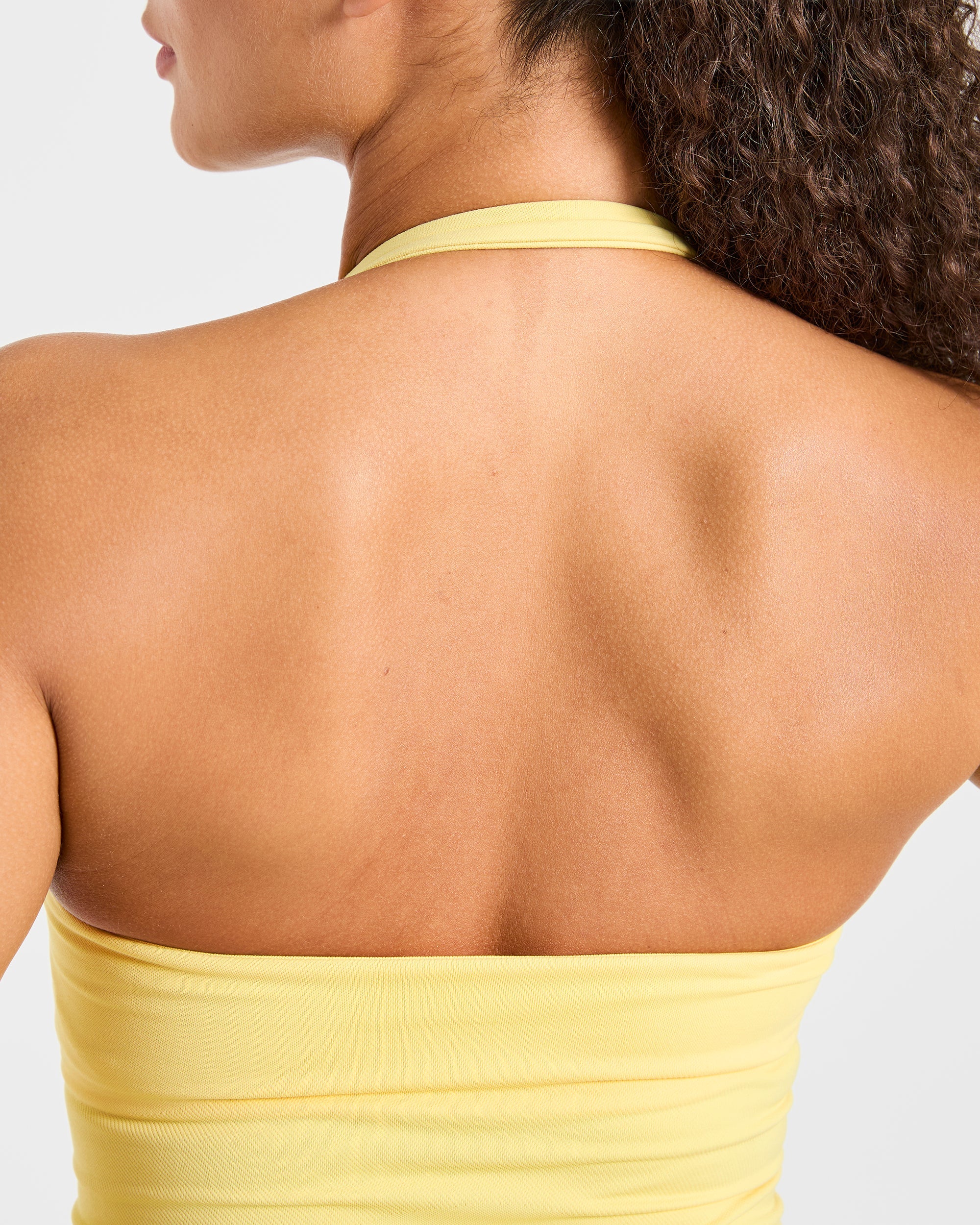 Enhance Seamless Halterneck Top - Bright Geel - Image 6