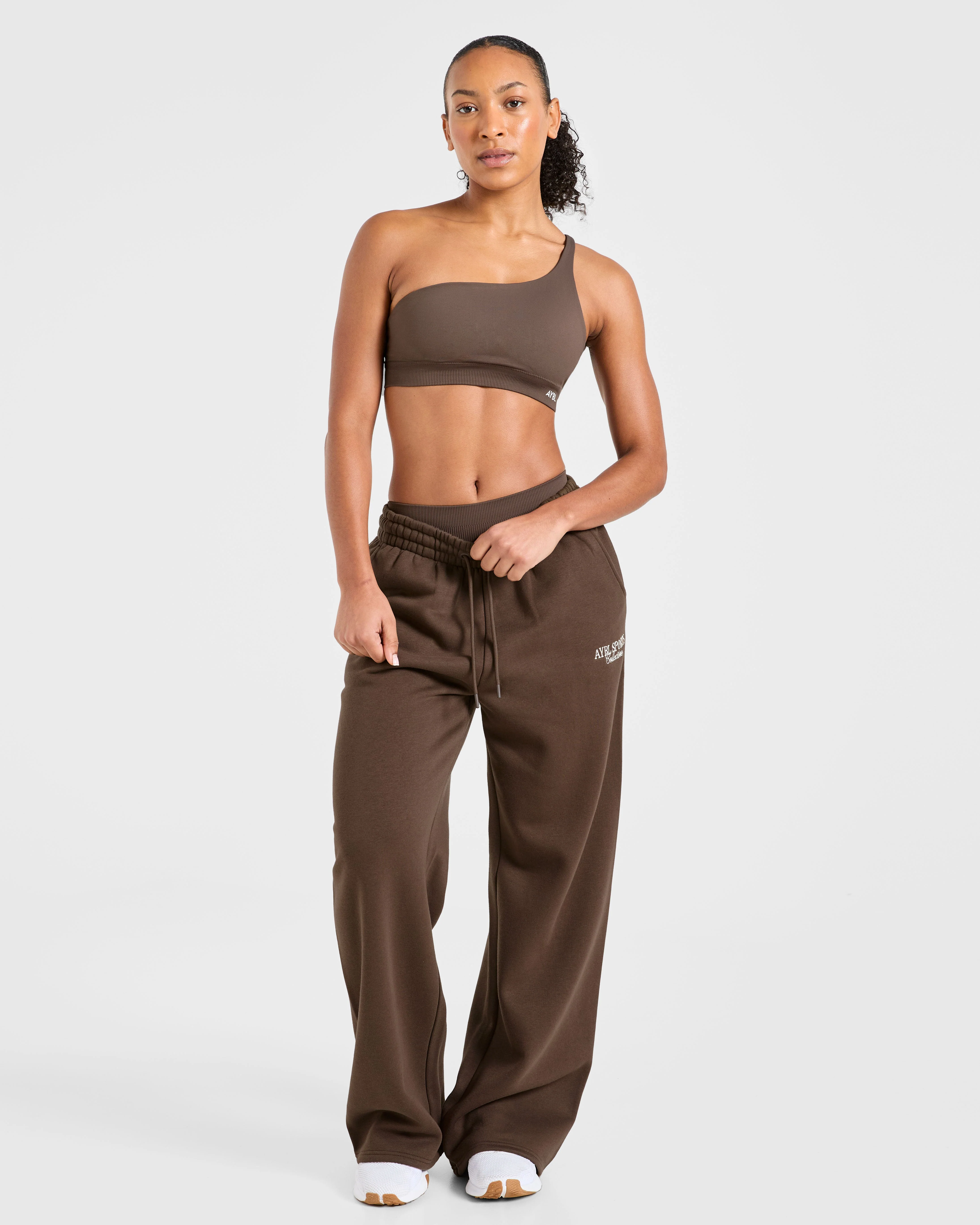 Enhance Seamless One Shoulder Sports Bra - Bruin - Image 7
