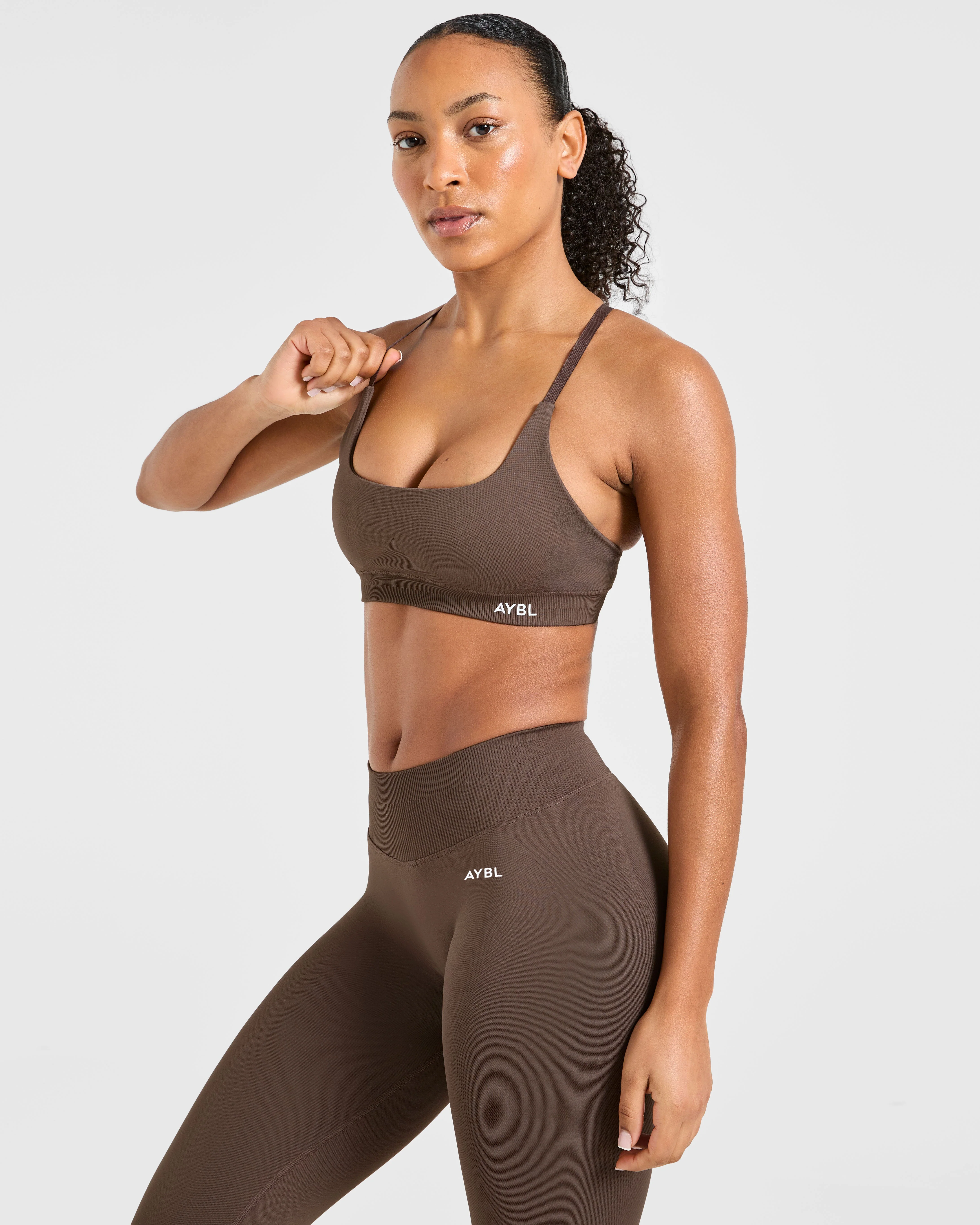 Enhance Seamless Sports Bra - Bruin - Image 8