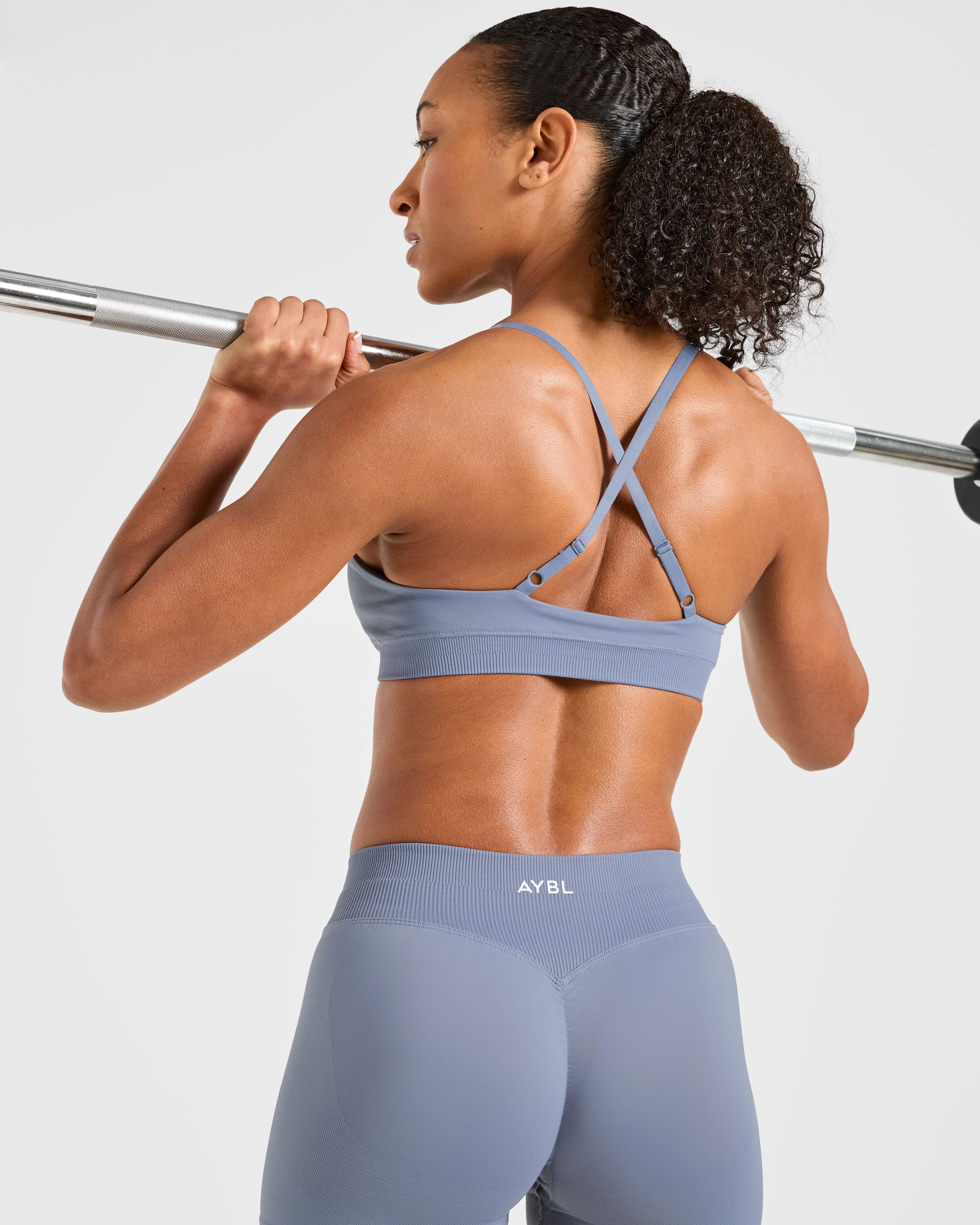 Enhance Seamless Sports Bra - Slate Blauw - Image 8