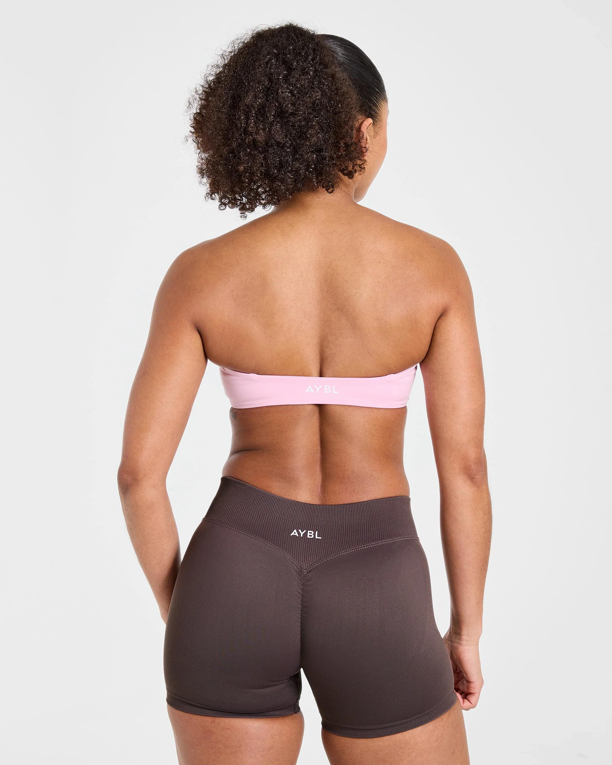 Essential Bandeau Sports Bra - Roze - Image 2