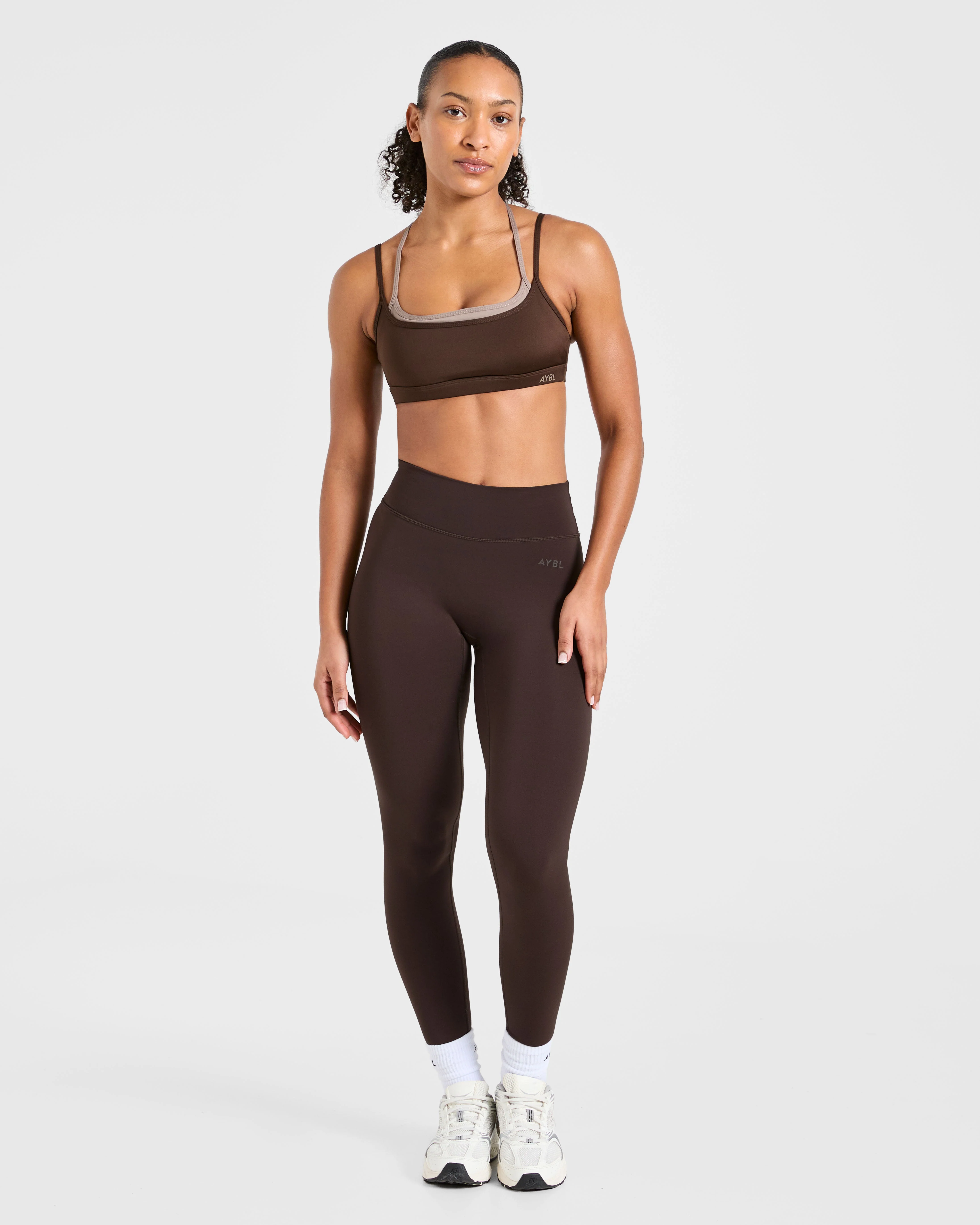 Essential Double Layer Sports Bra - Bruin - Image 3