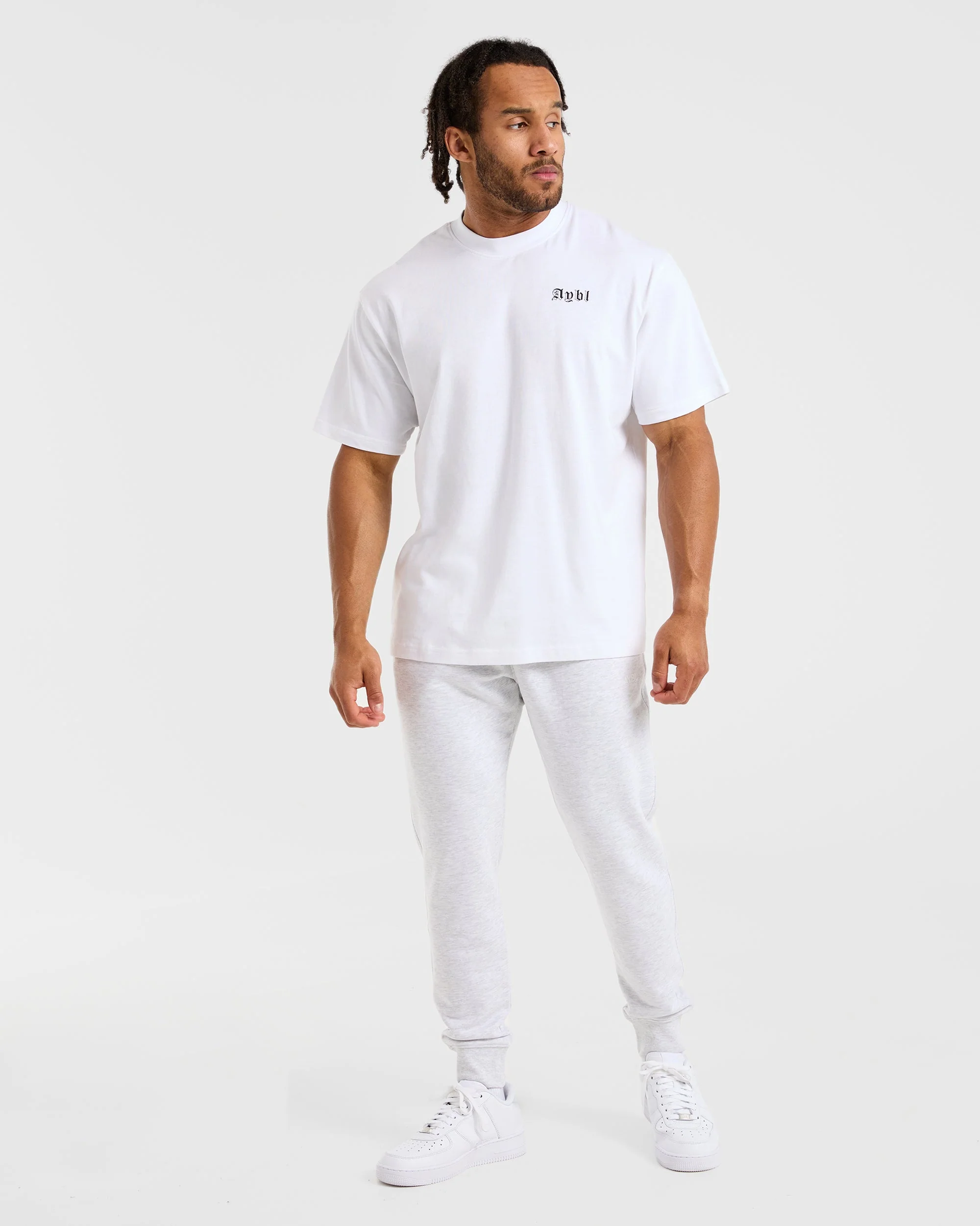 Essential Lightweight Joggers - Grijs Marl - Image 3