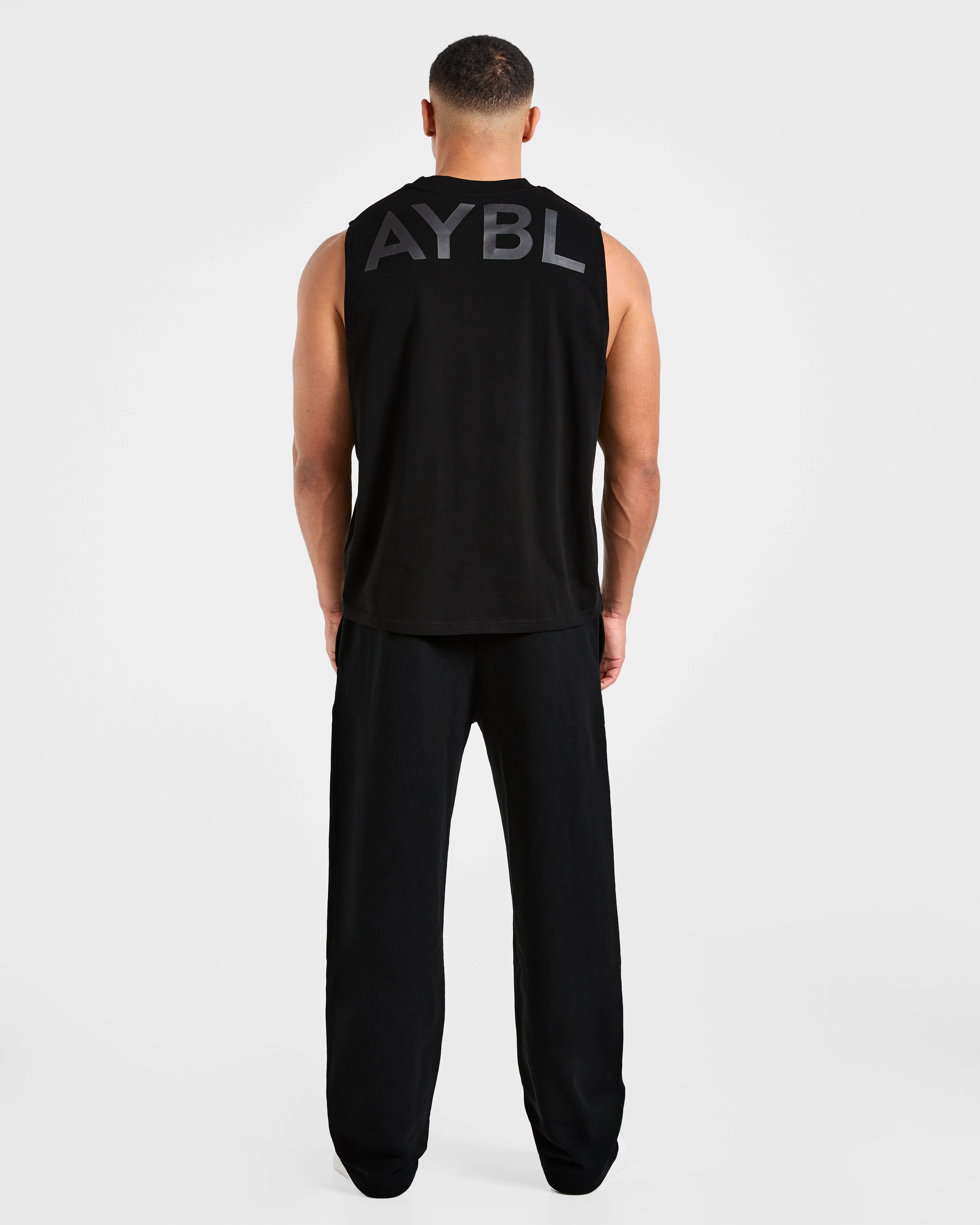 Essential Oversized Graphic Tank - Zwart - Image 4