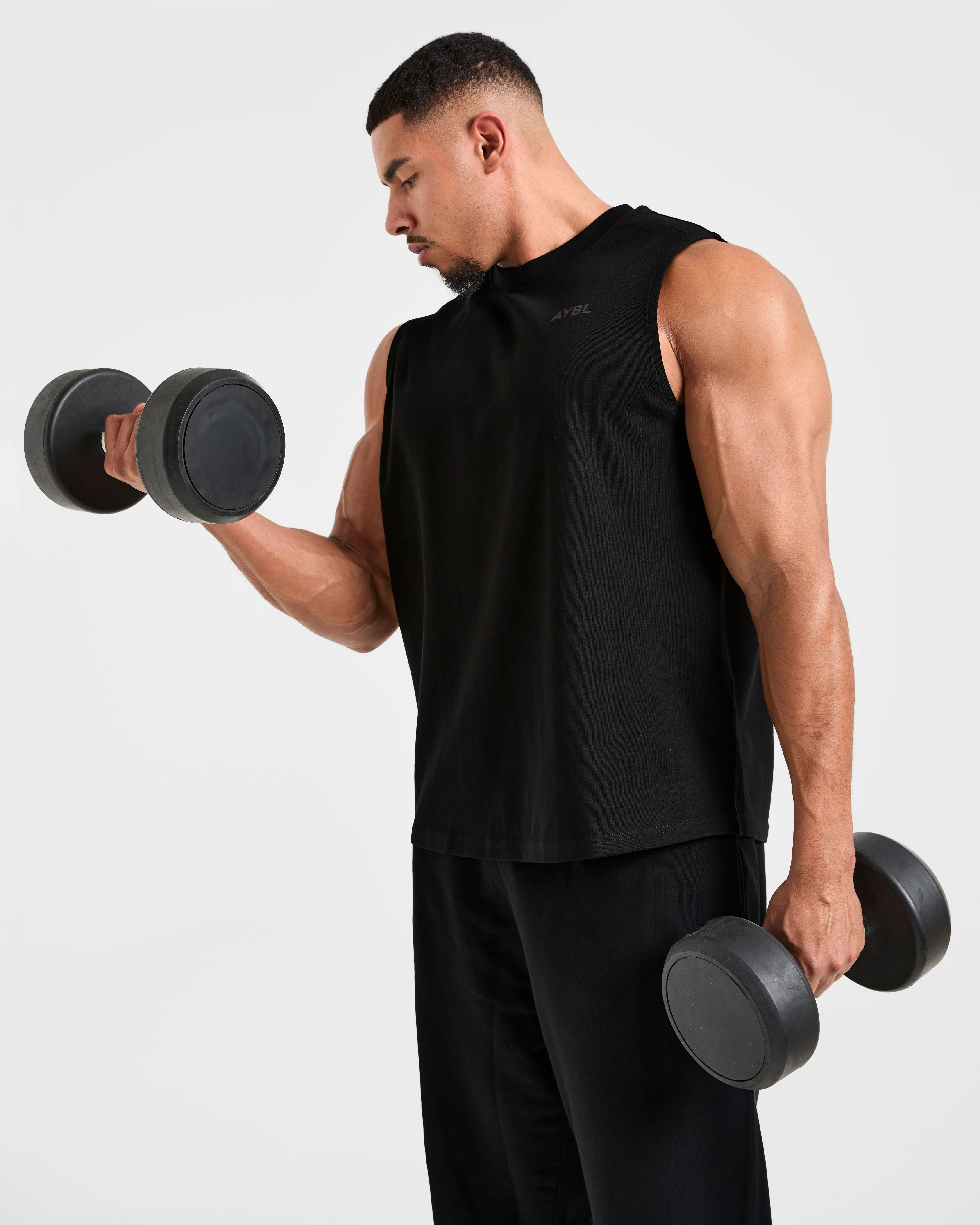 Essential Oversized Graphic Tank - Zwart - Image 8