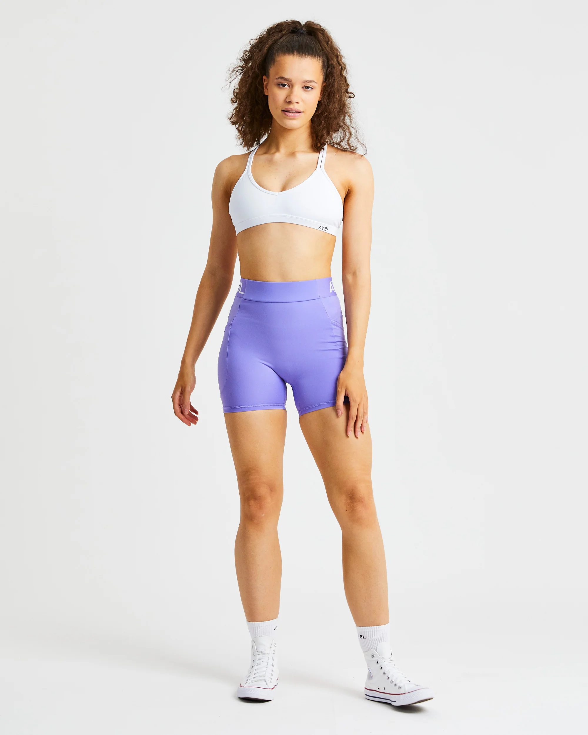 Essential Strappy Sports Bra - Wit - Image 11