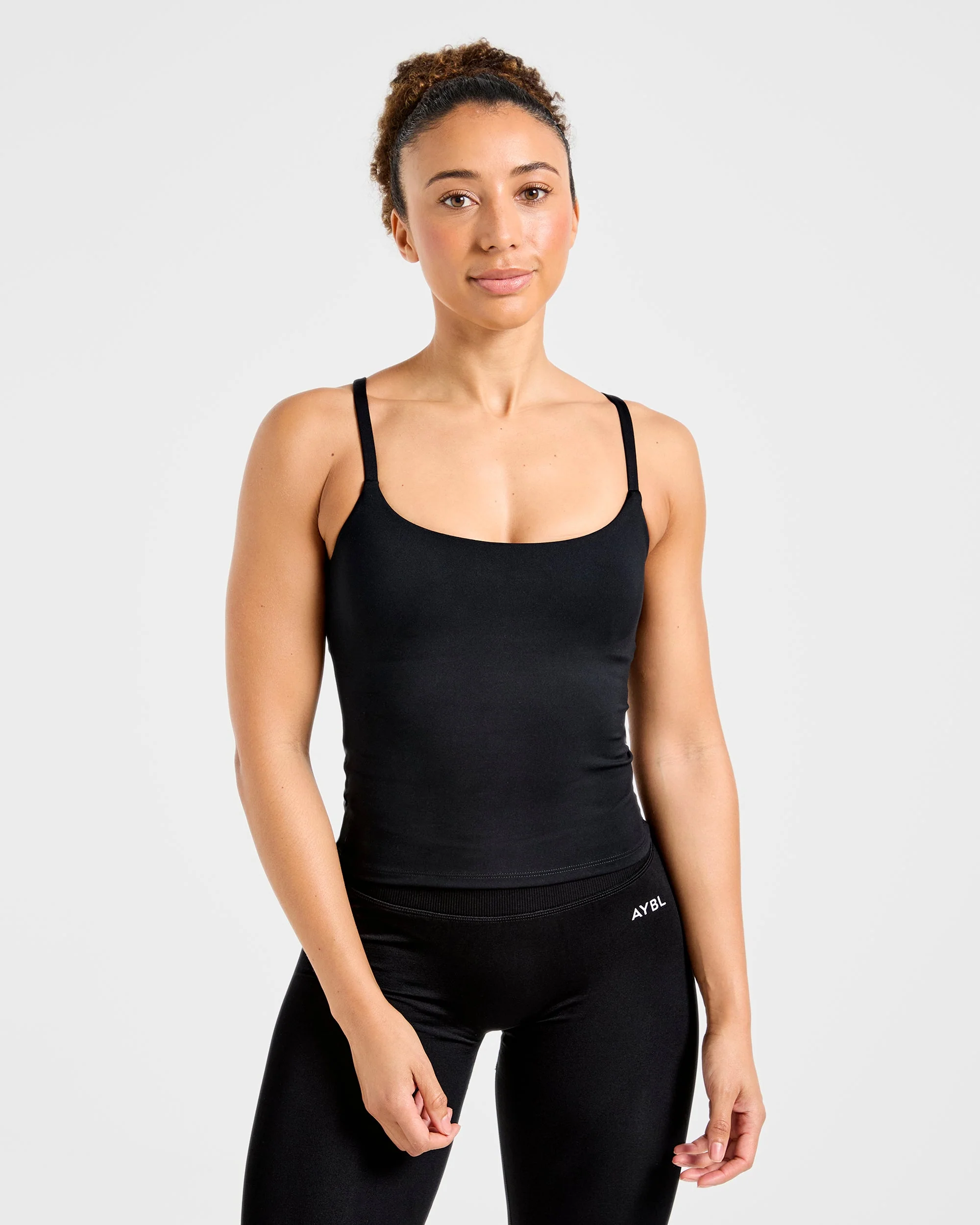 Essential Strappy Tank Top - Zwart