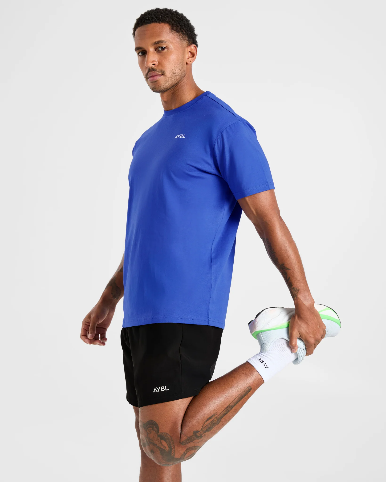 Essential T Shirt - Cobalt Blauw - Image 8