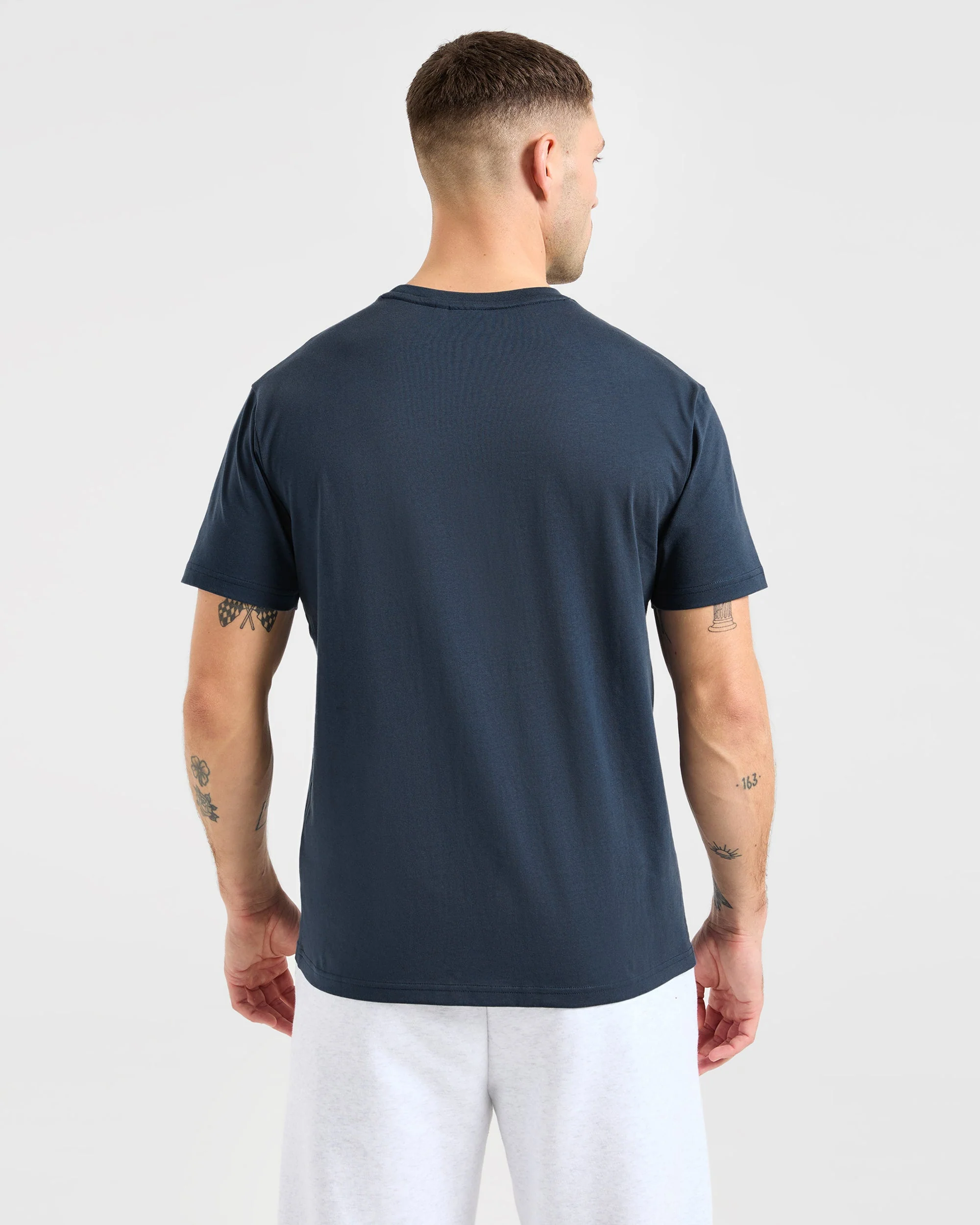 Essential T Shirt - Navy Blauw - Image 2