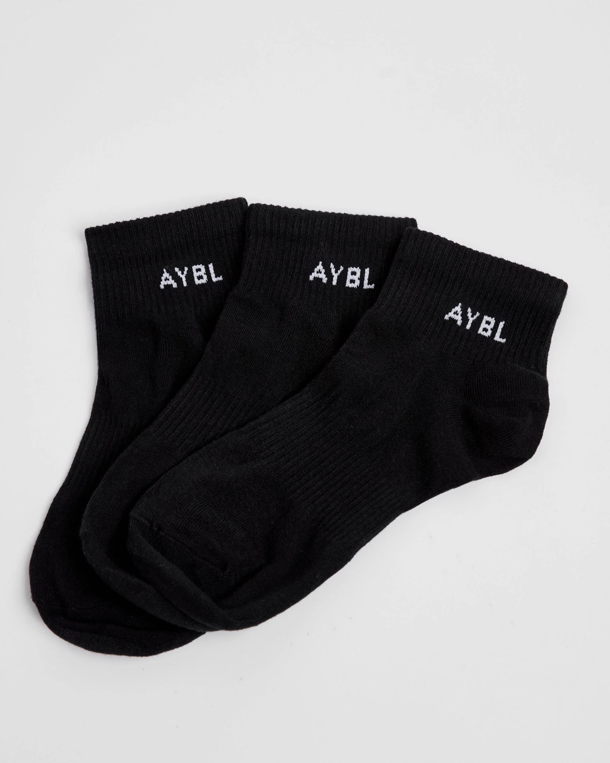 Everyday Ankle Socks (3 Pack) - Zwart - Image 2