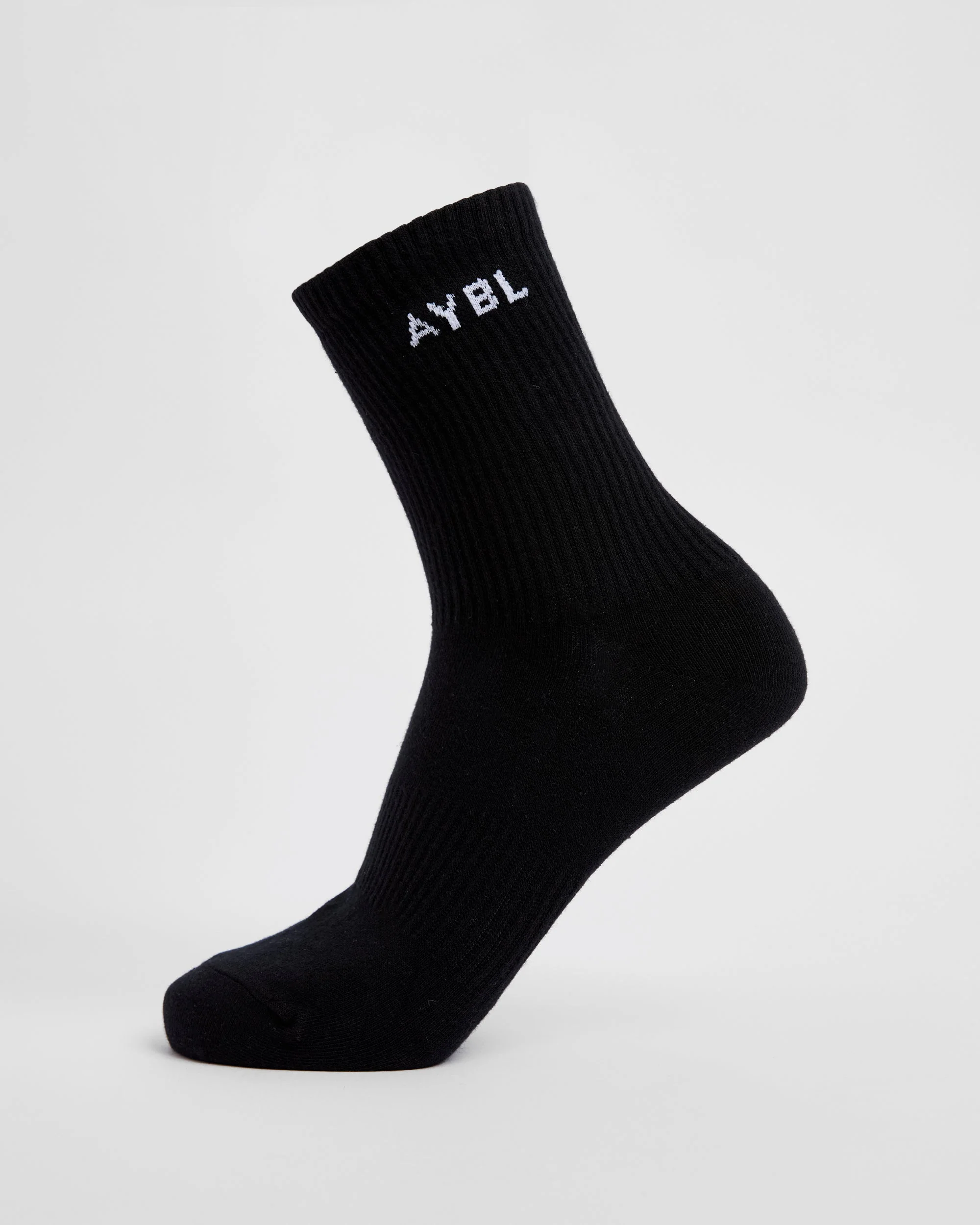 Everyday Crew Socks (3 Pack) - Zwart - Image 3