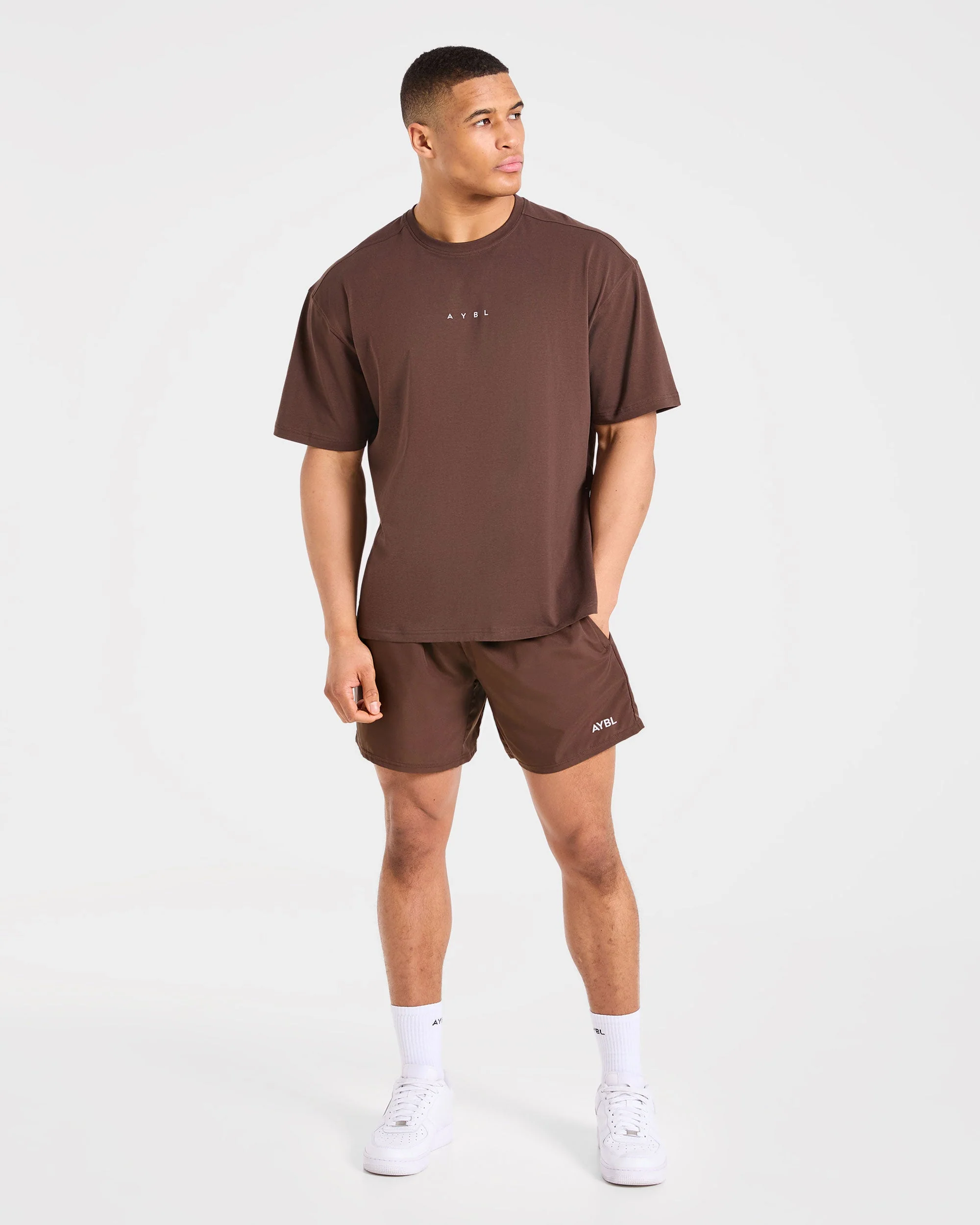Force Oversized T Shirt - Bruin - Image 3