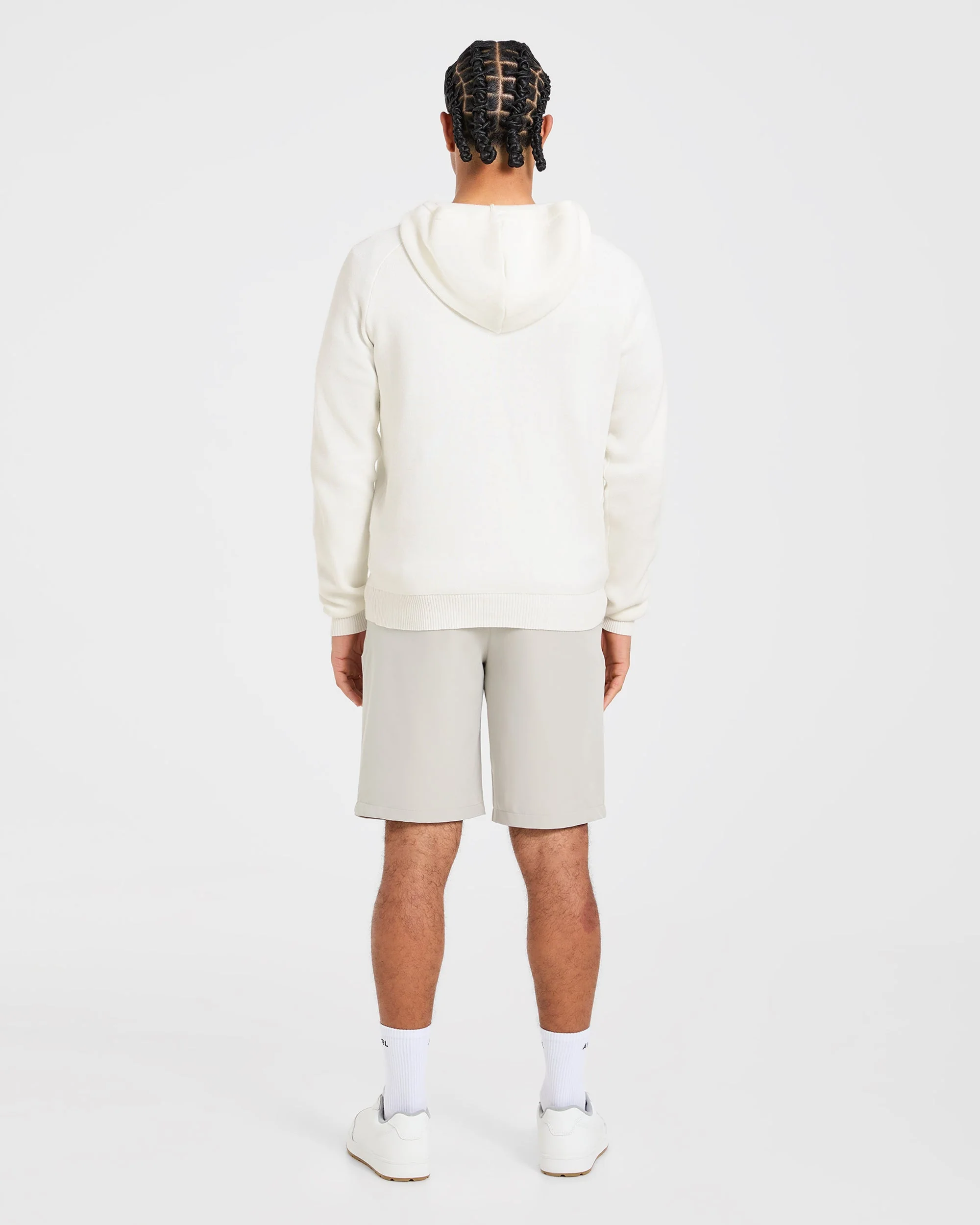 Golf Club Knitted Hoodie - Off Wit - Image 4