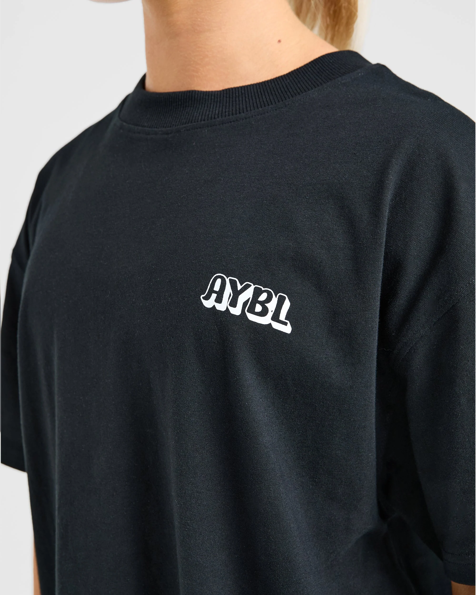 Gym Girl Era Oversized T Shirt - Zwart - Image 6
