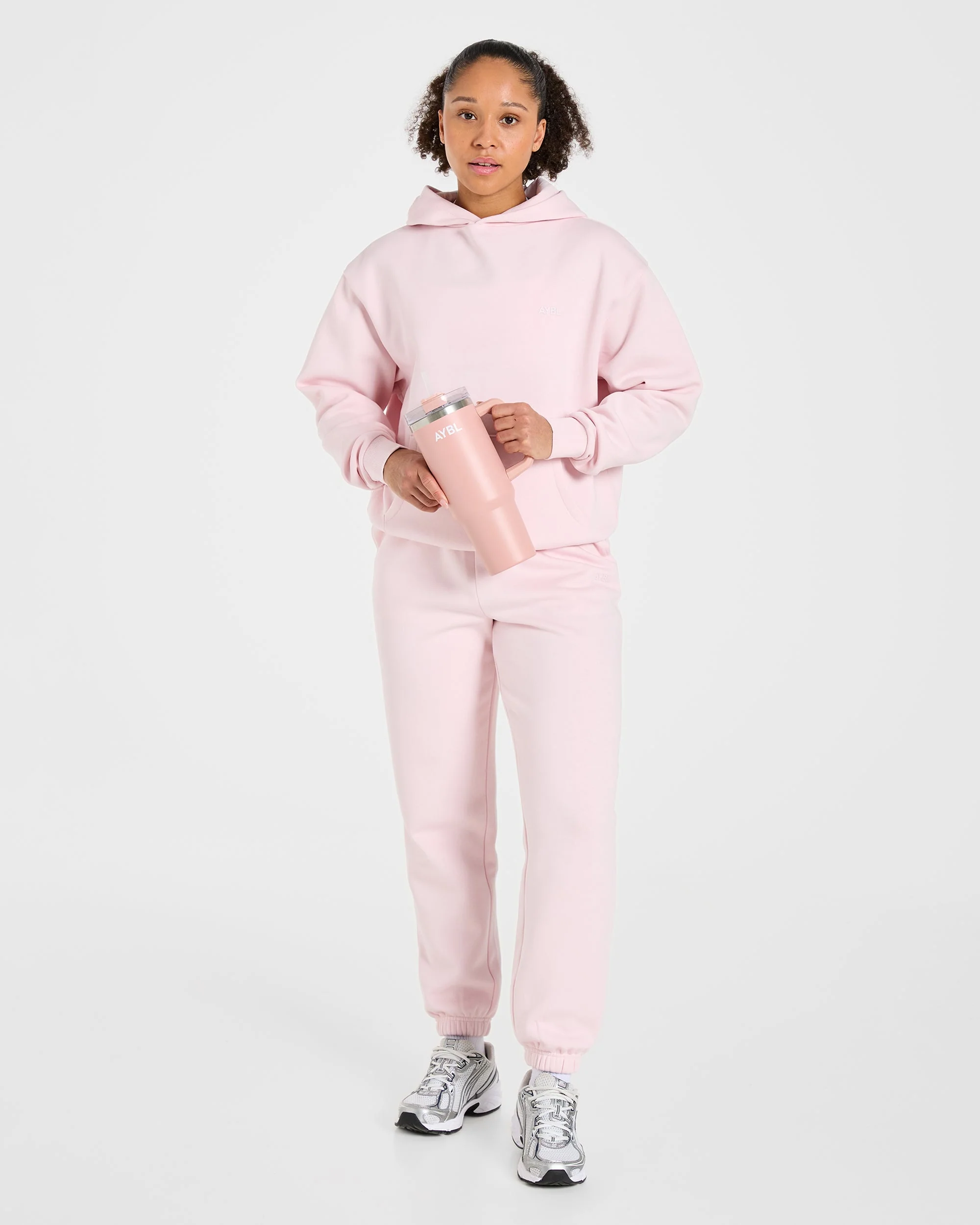 Lifestyle Oversized Hoodie - Pastel Roze - Image 7