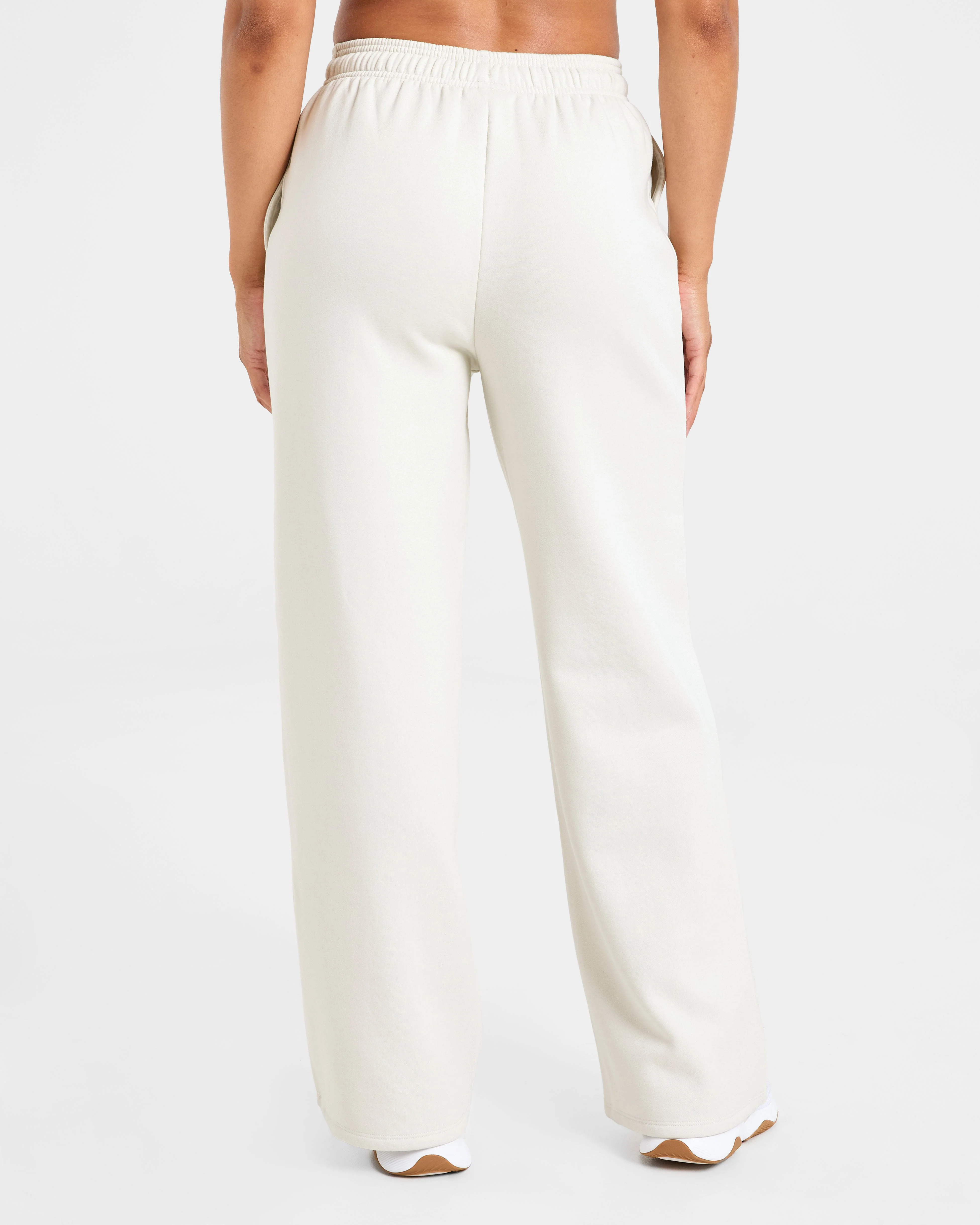 Lifestyle Oversized Straight Leg Joggers - Off Wit - Image 2