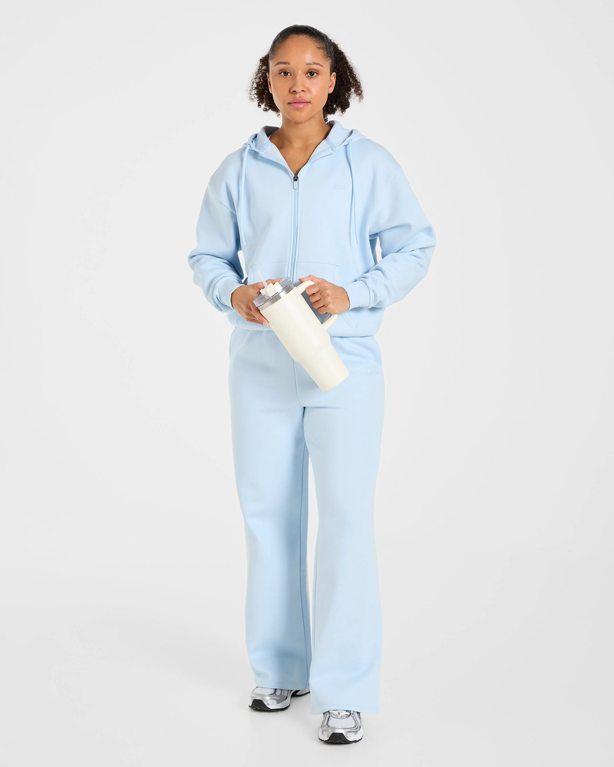 Lifestyle Oversized Straight Leg Joggers - Spring Blauw - Image 7