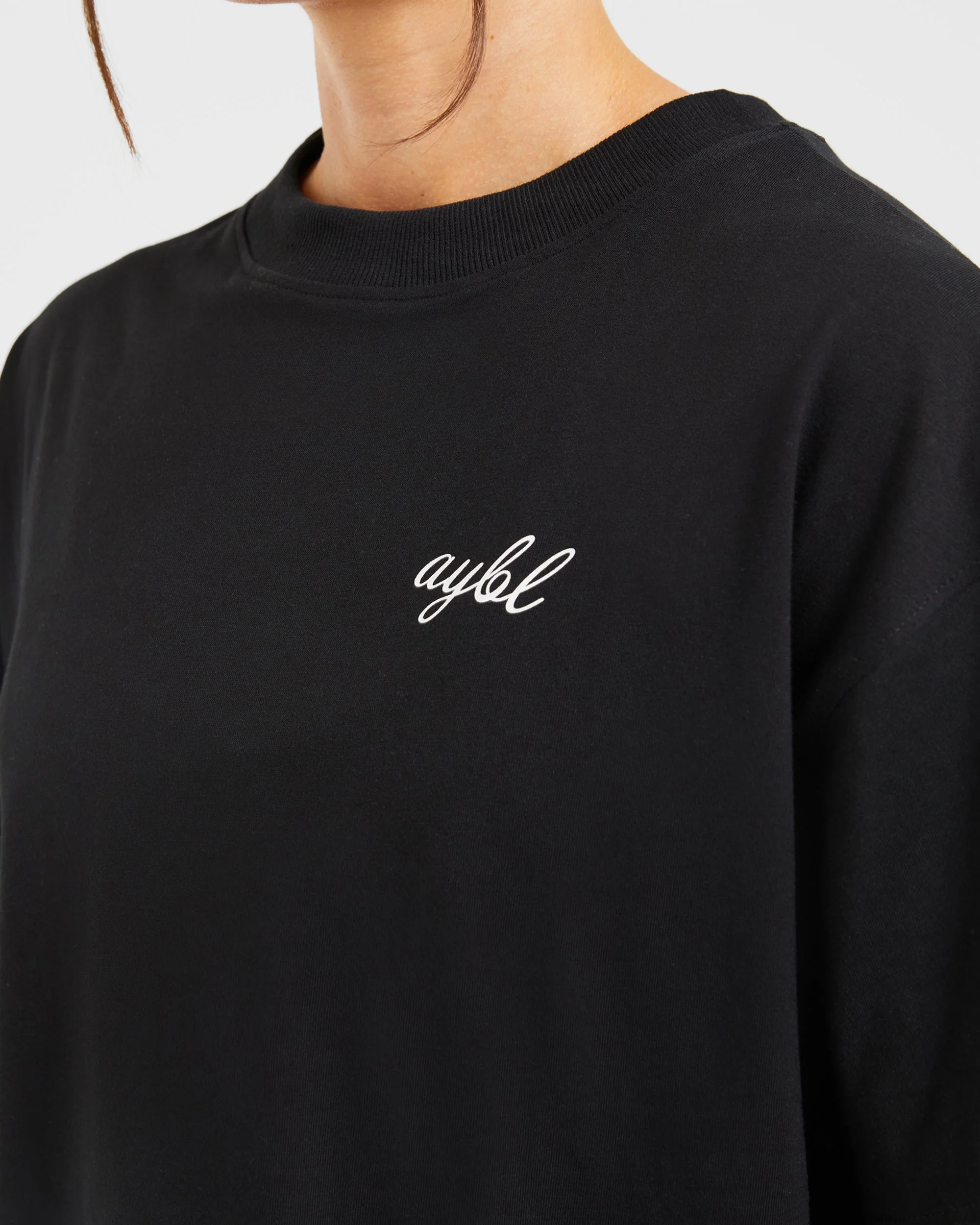 Manifest Oversized T Shirt - Zwart - Image 5