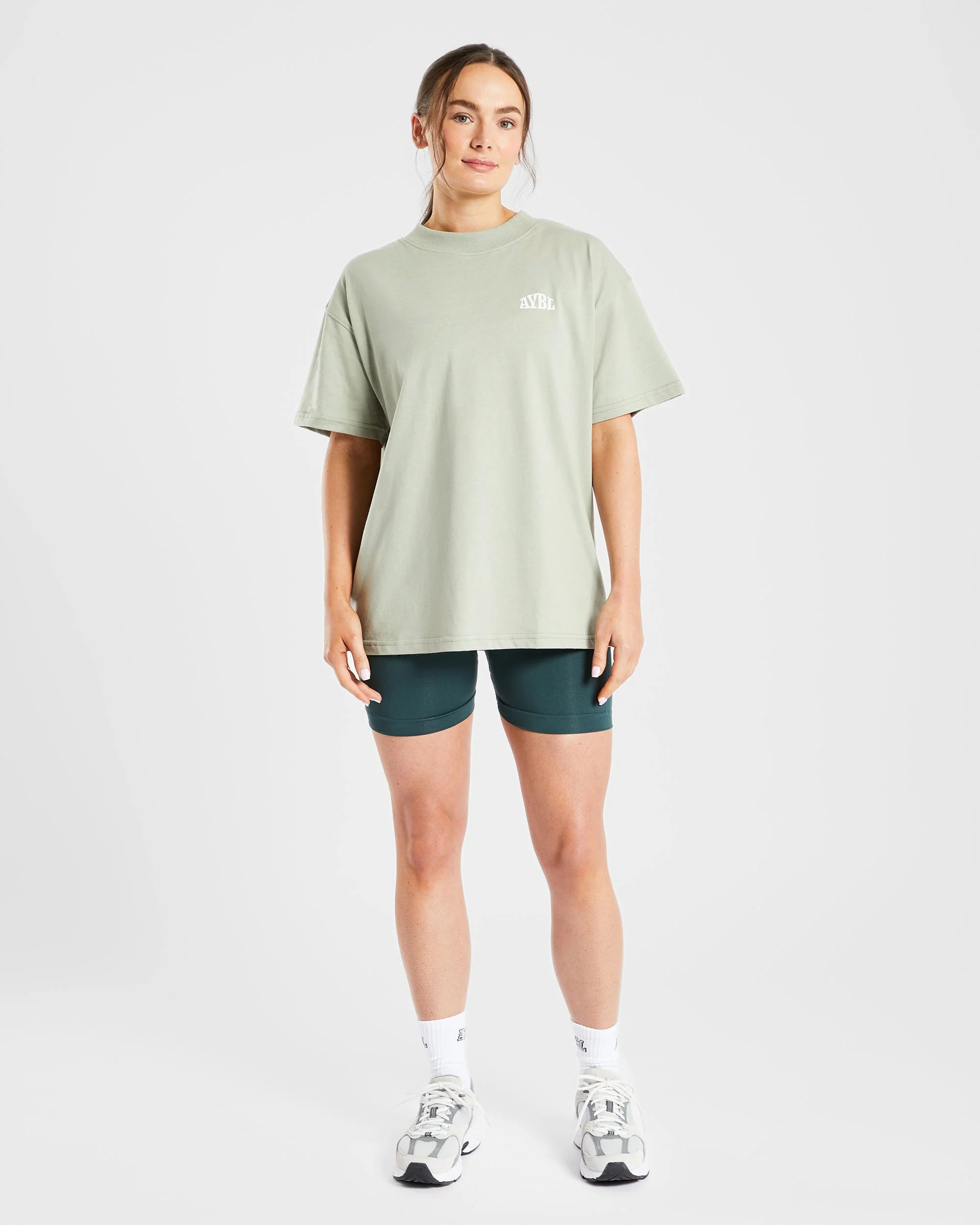 Mind Over Matter Oversized T Shirt - Groen - Image 3