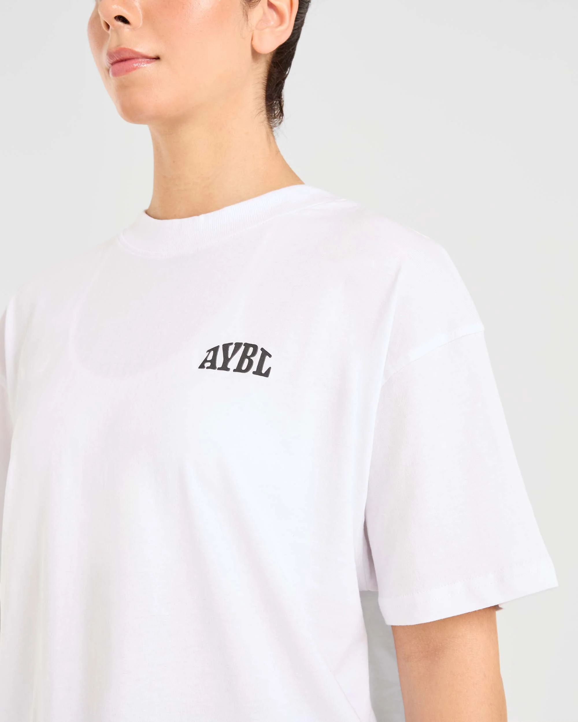 Mind Over Matter Oversized T Shirt - Wit - Image 5