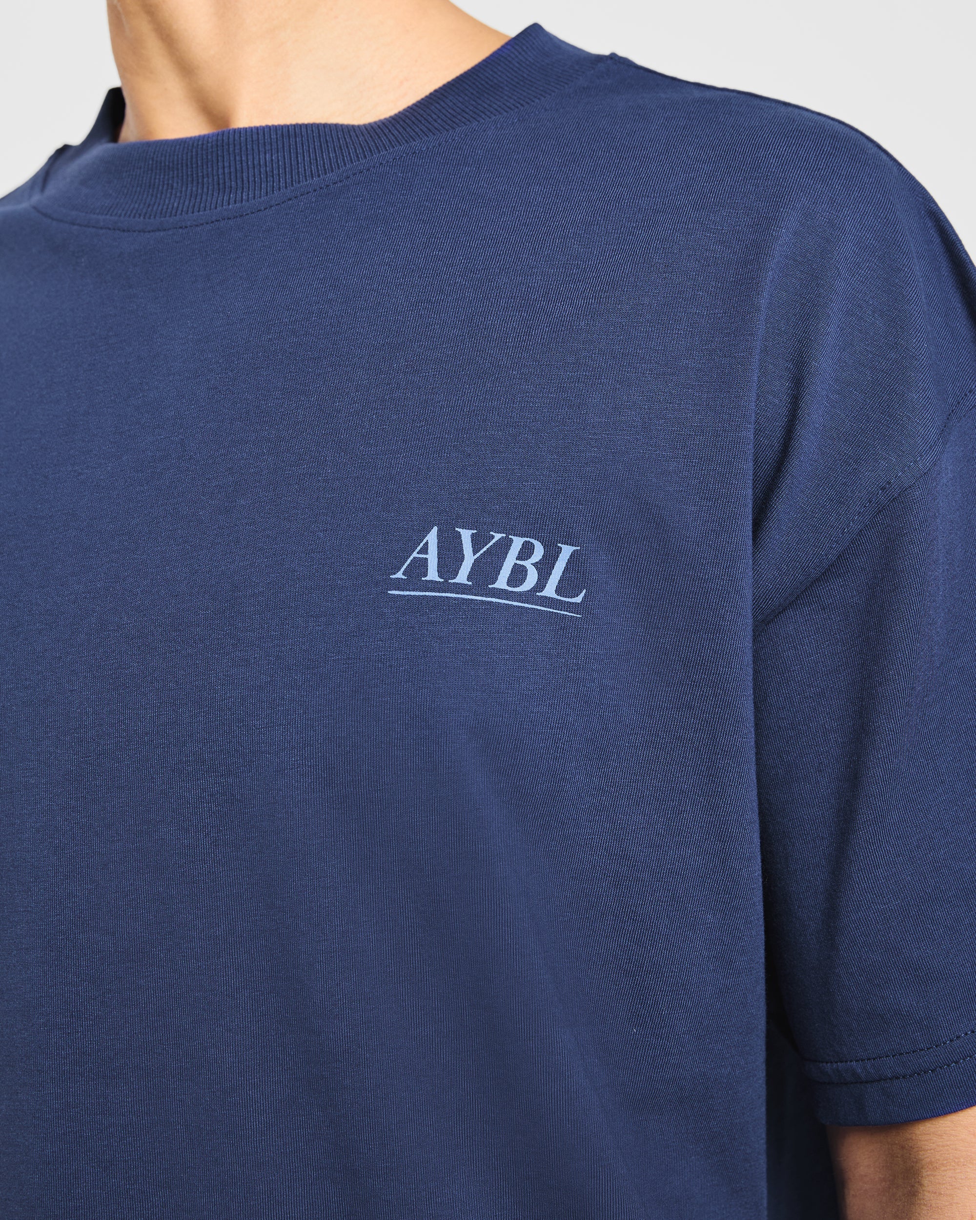 Power Lifting Illustration T Shirt - Blauw - Image 5