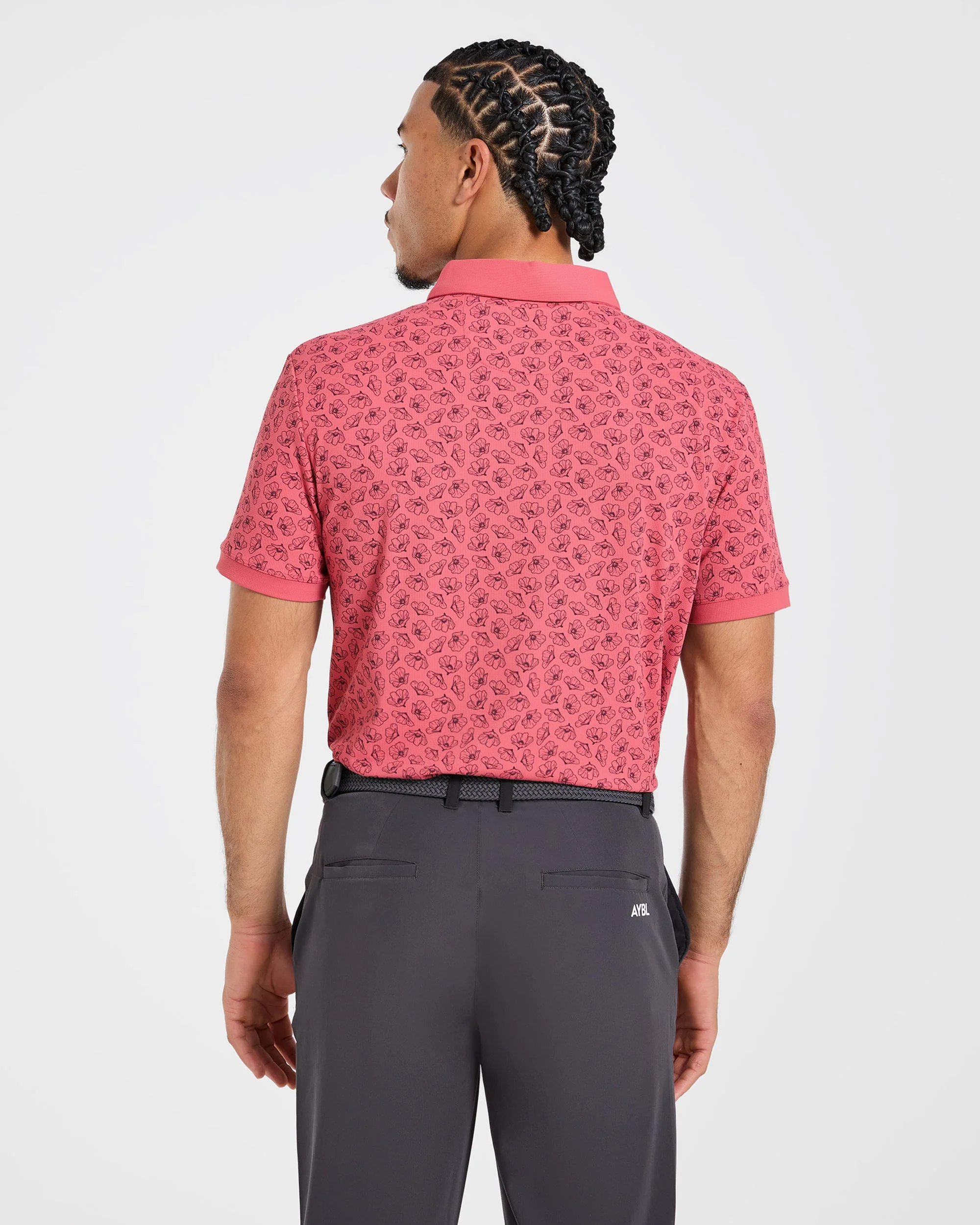 Precision Camellias Polo - Rood - Image 2