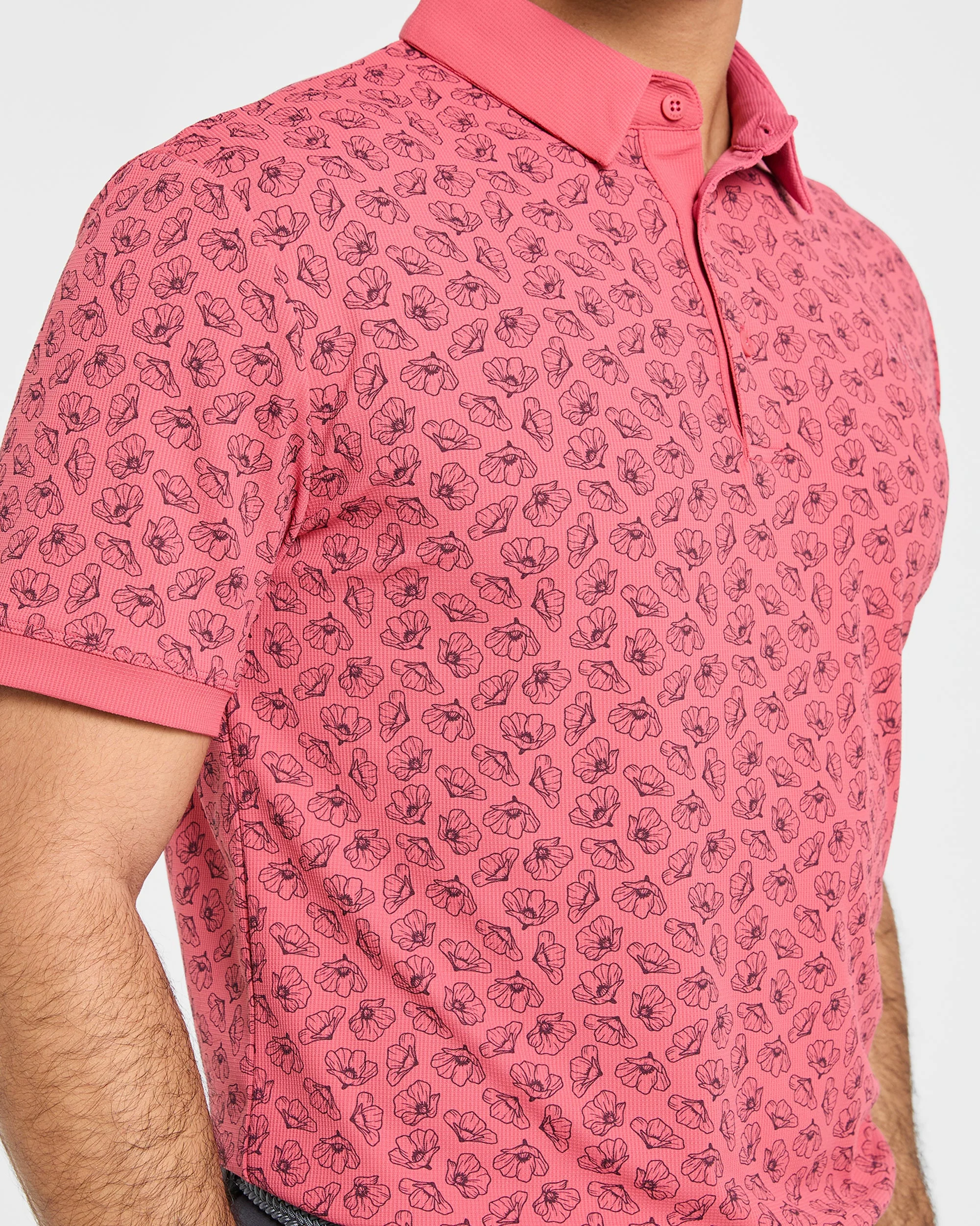 Precision Camellias Polo - Rood - Image 5