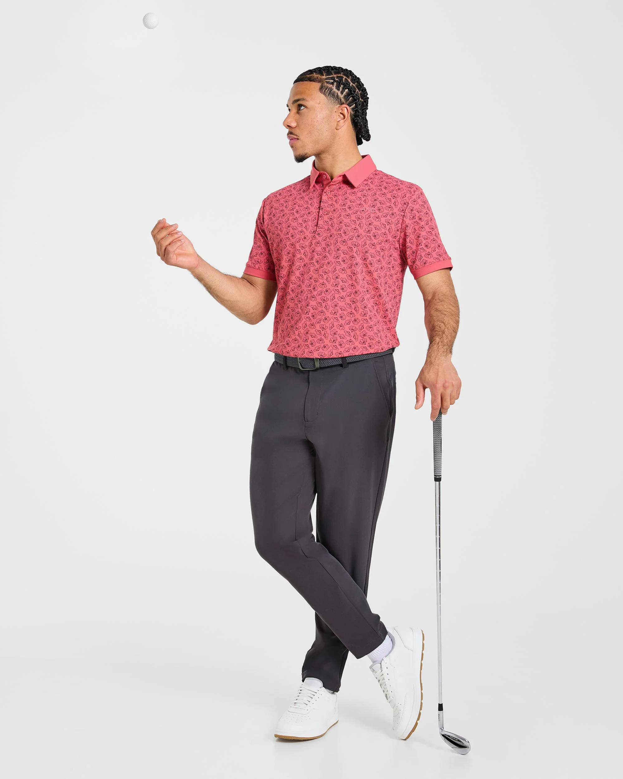 Precision Camellias Polo - Rood - Image 8