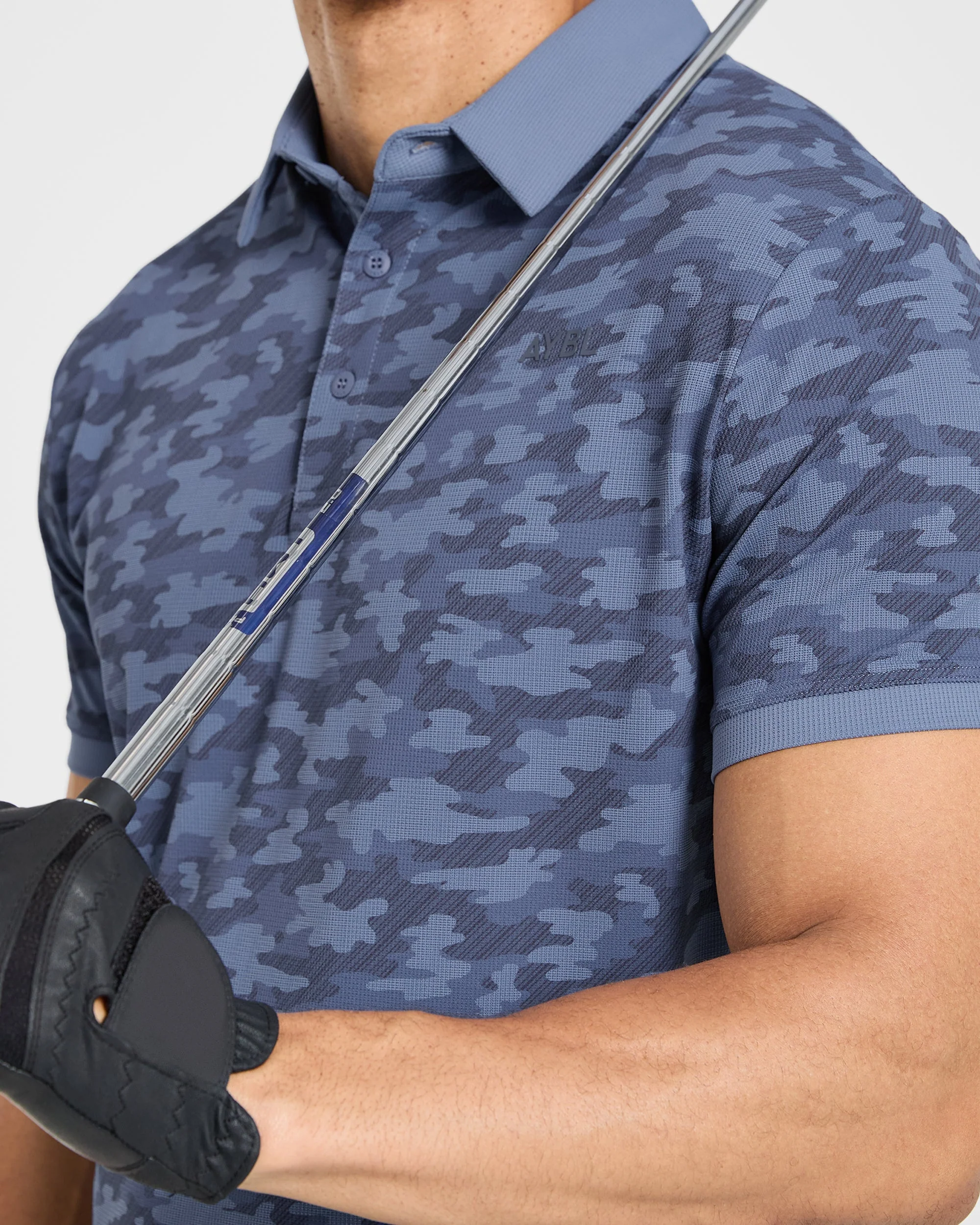 Precision Camo Polo - Blauw - Image 8