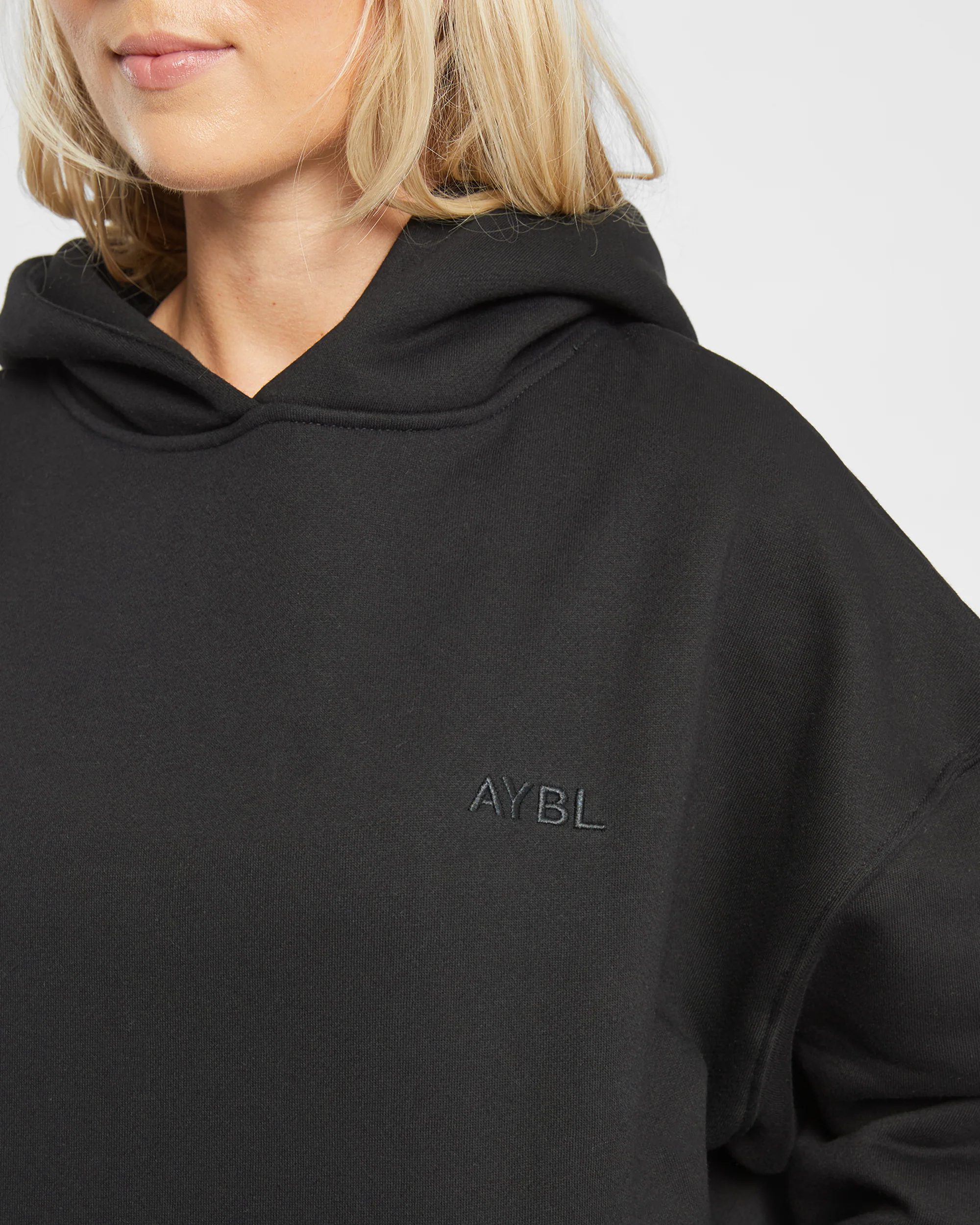 Premium Oversized Hoodie - Zwart - Image 4