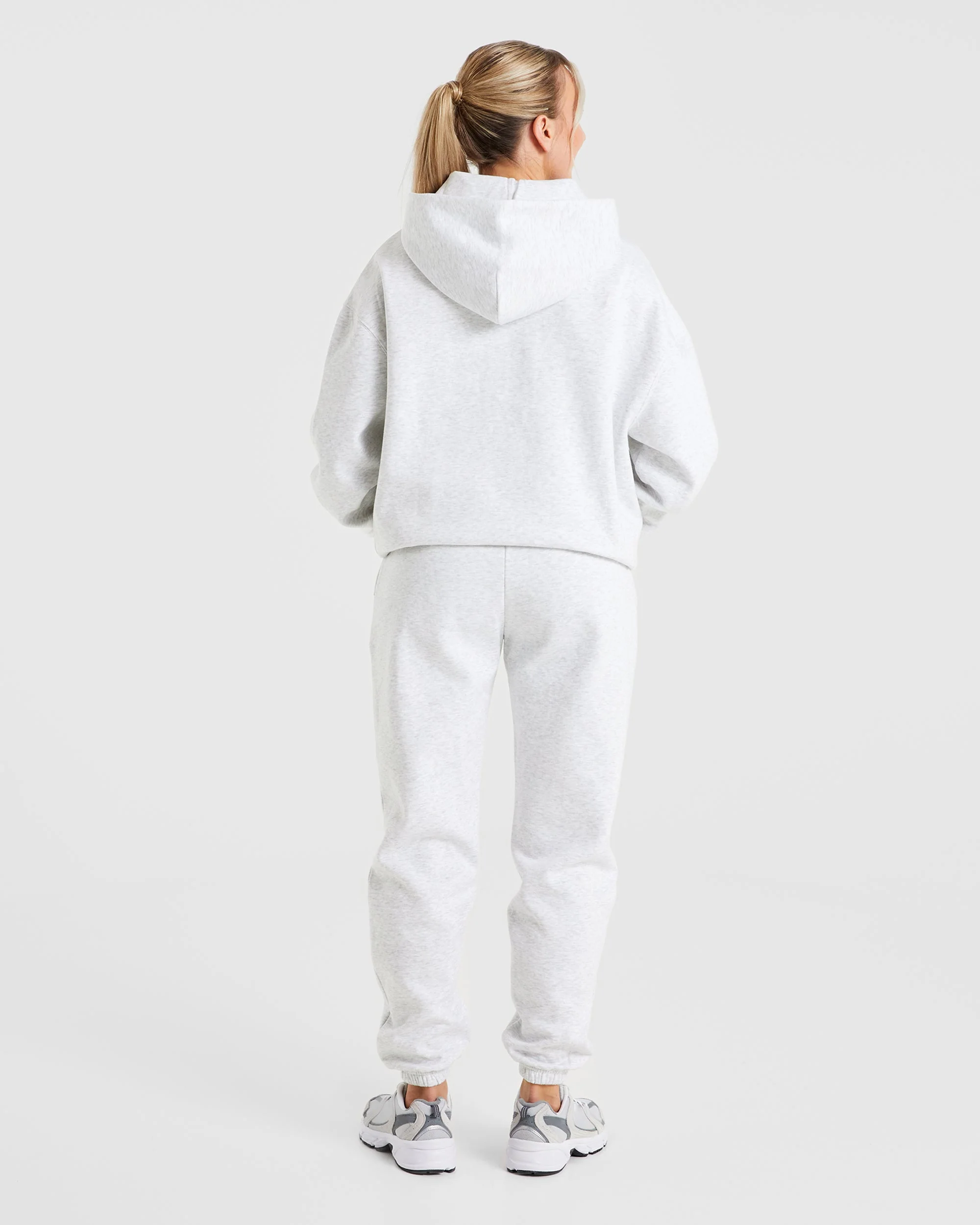 Premium Oversized Hoodie - Heather Grijs - Image 4