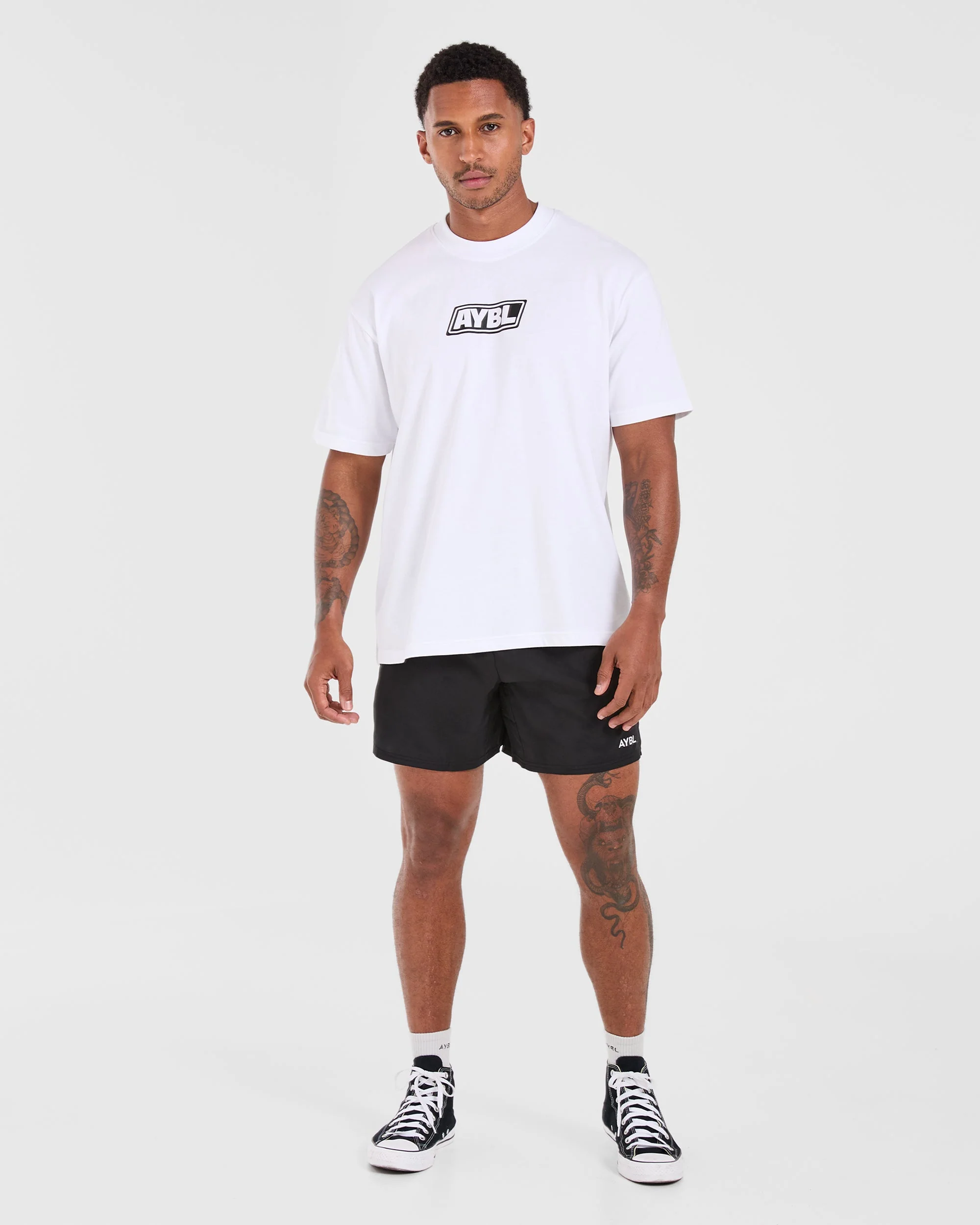 Retro Oversized T Shirt - Wit - Image 4