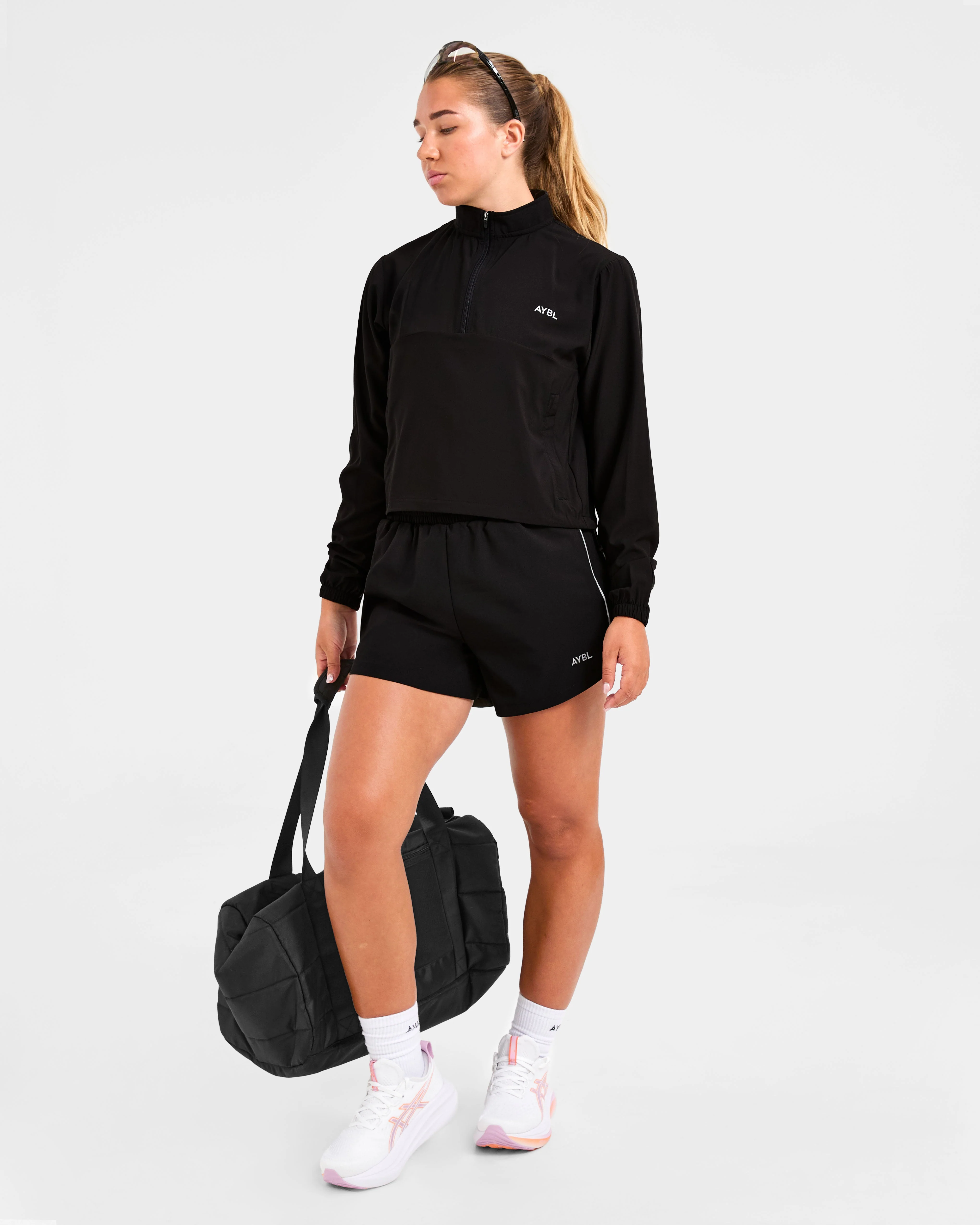 Run 1/2 Zip Jacket - Zwart - Image 7
