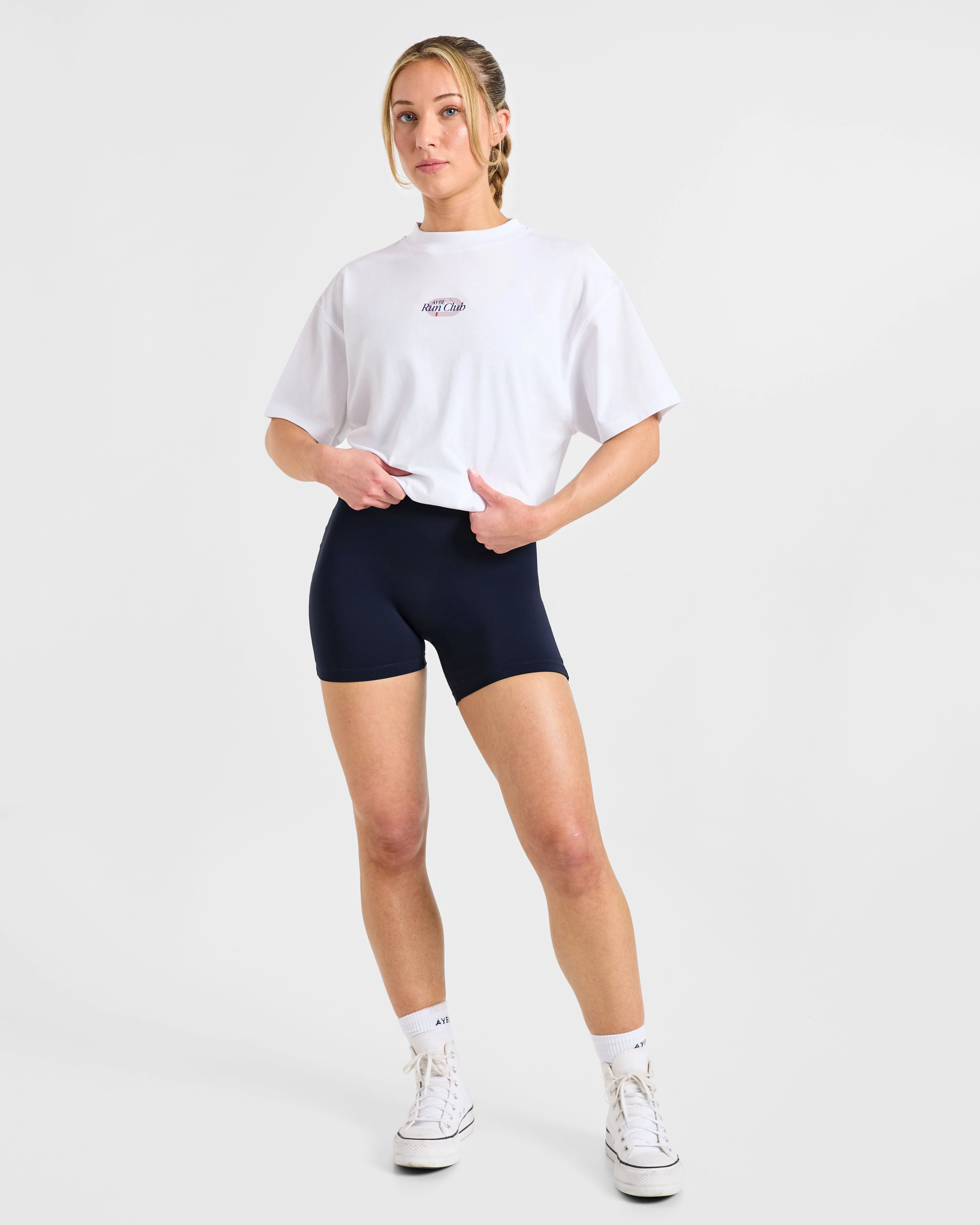 Run Club Oversized T Shirt - Wit - Image 7