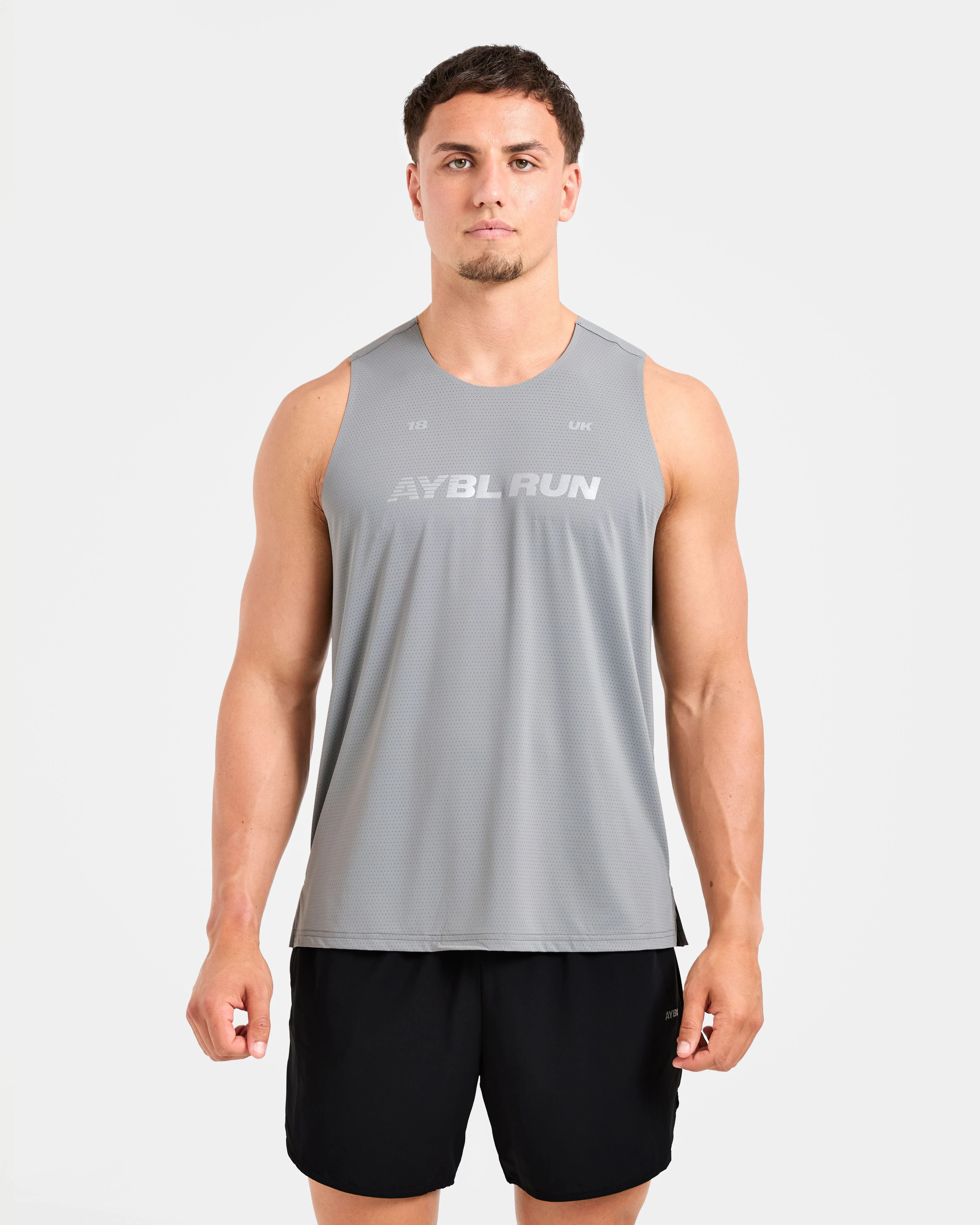 Run Loose Tank - Thunder Grijs