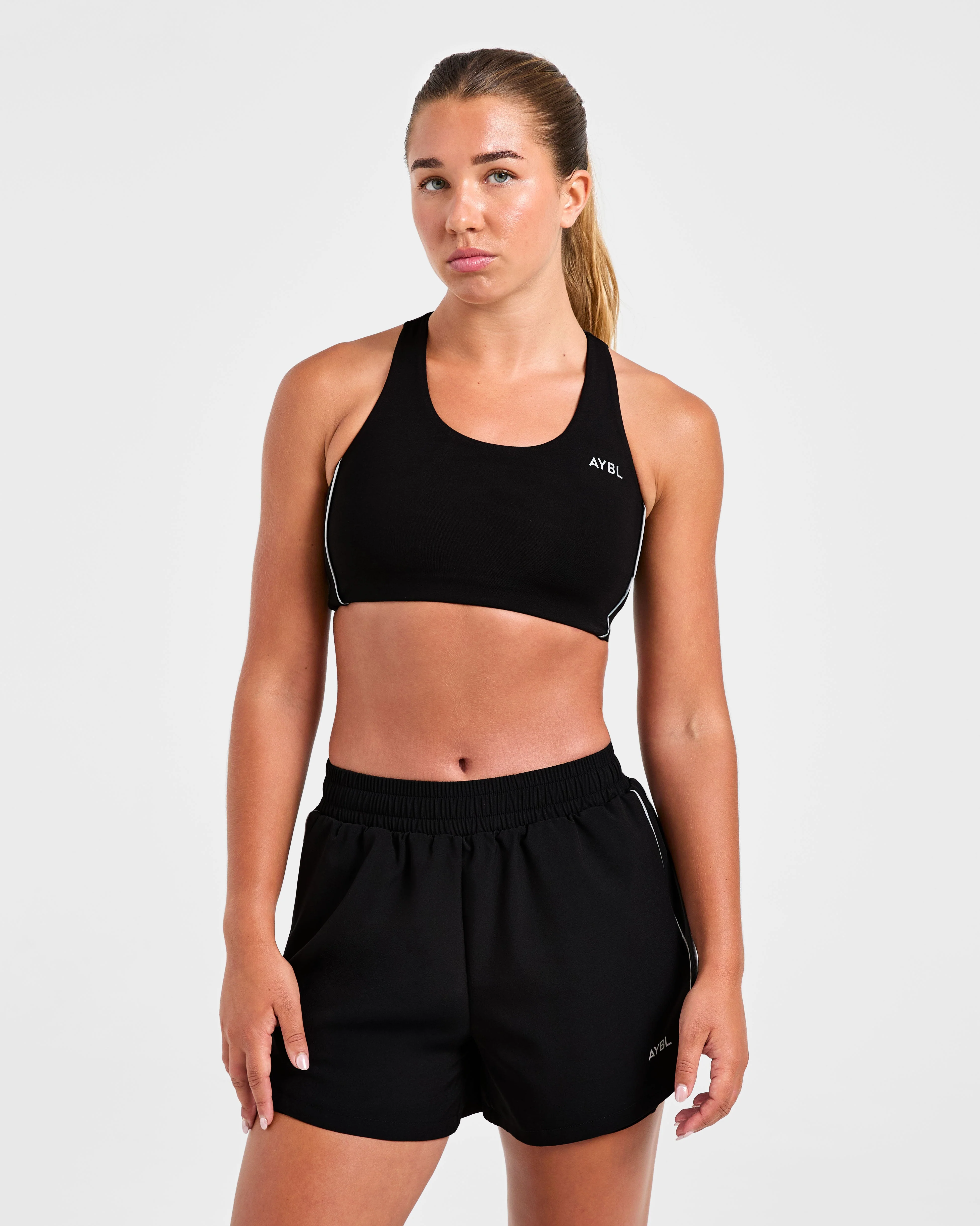 Run Sports Bra - Zwart