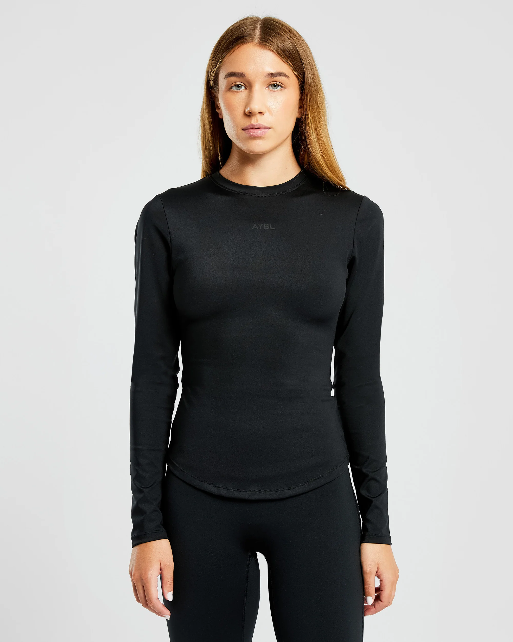 Sculpt Long Sleeve Top - Zwart