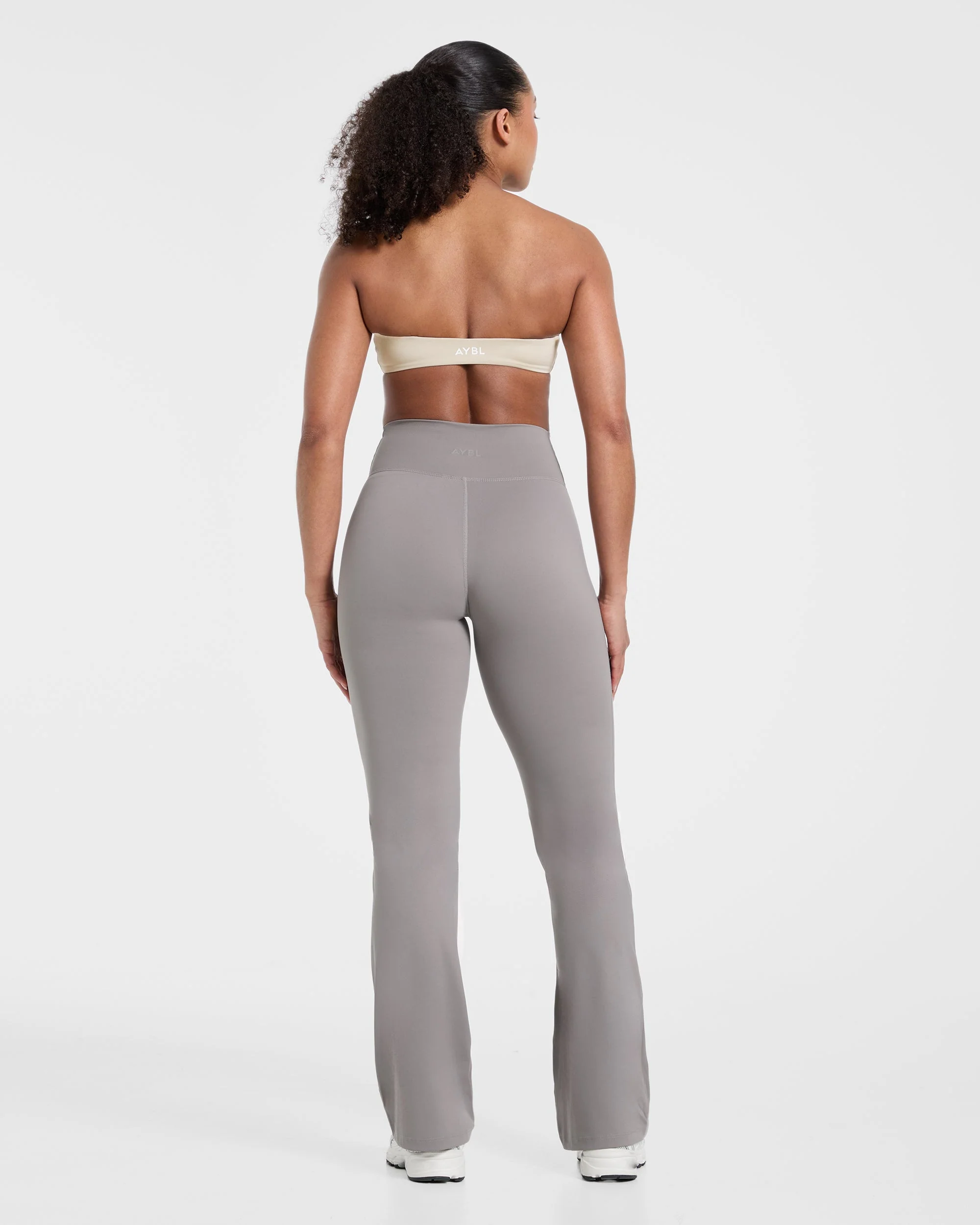 Sculpt Wrap Flared Leggings - Smoke Grijs - Image 4