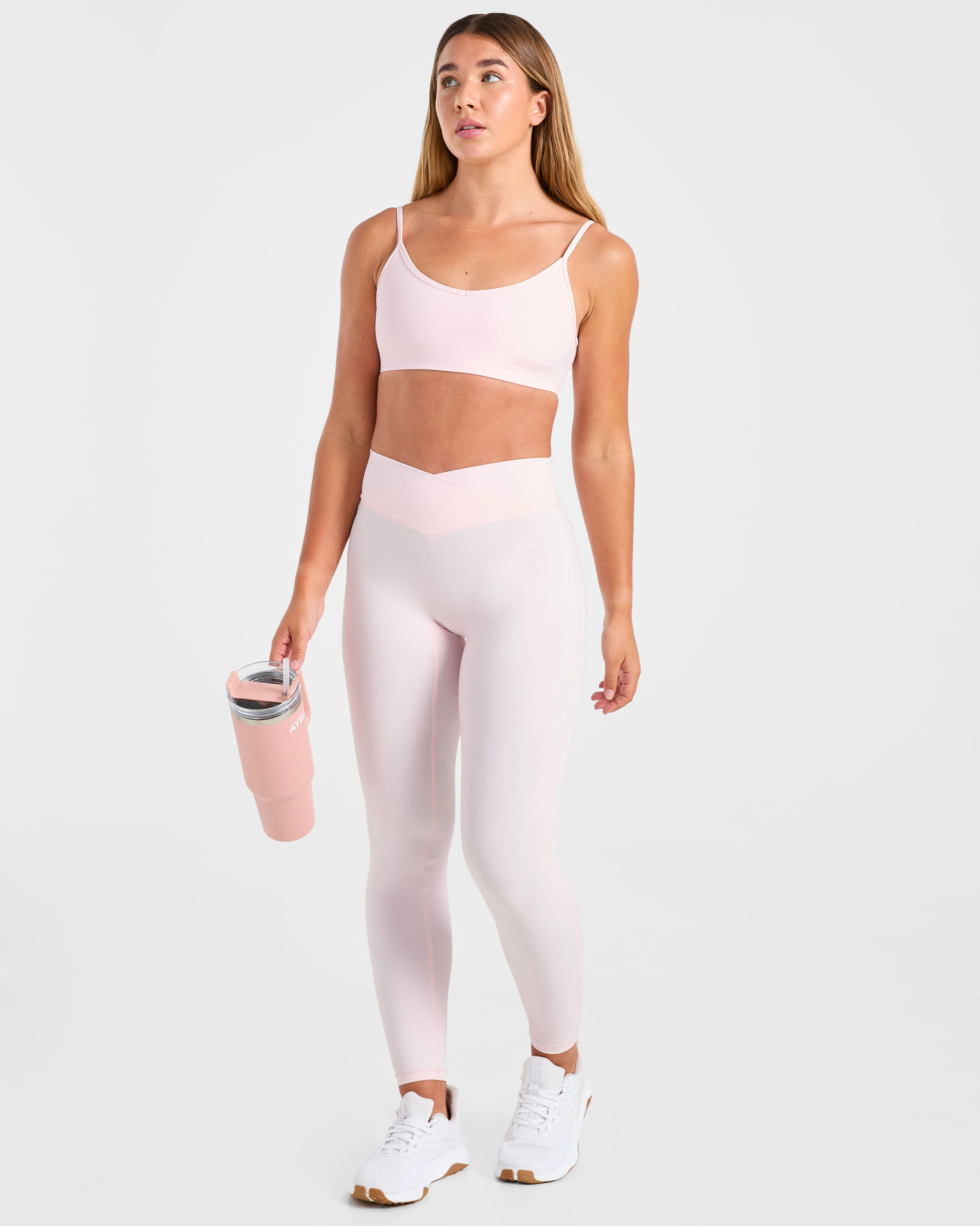 Sculpt Wrap Leggings - Iced Roze - Image 8