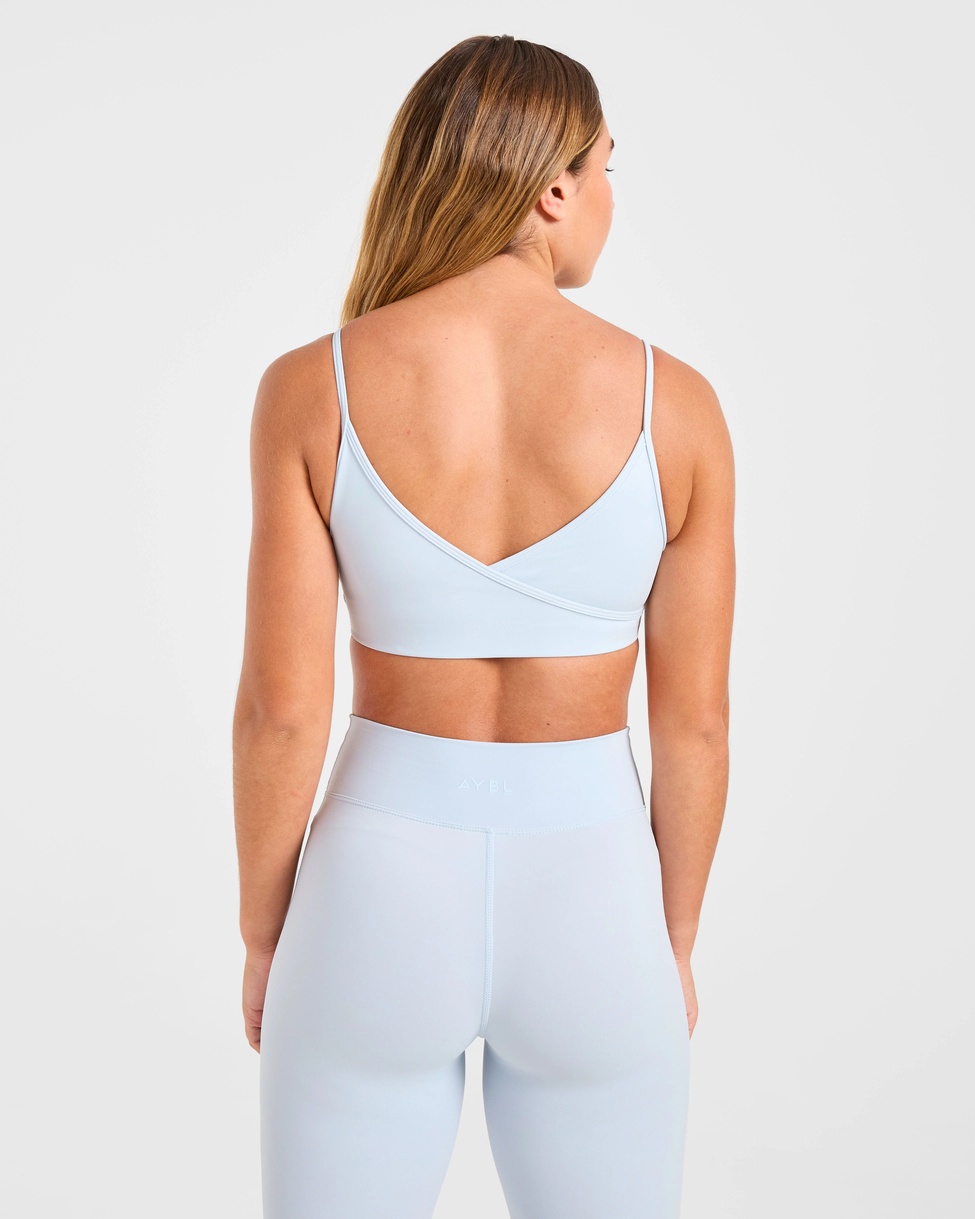 Sculpt Wrap Sports Bra - Iced Blauw - Image 2