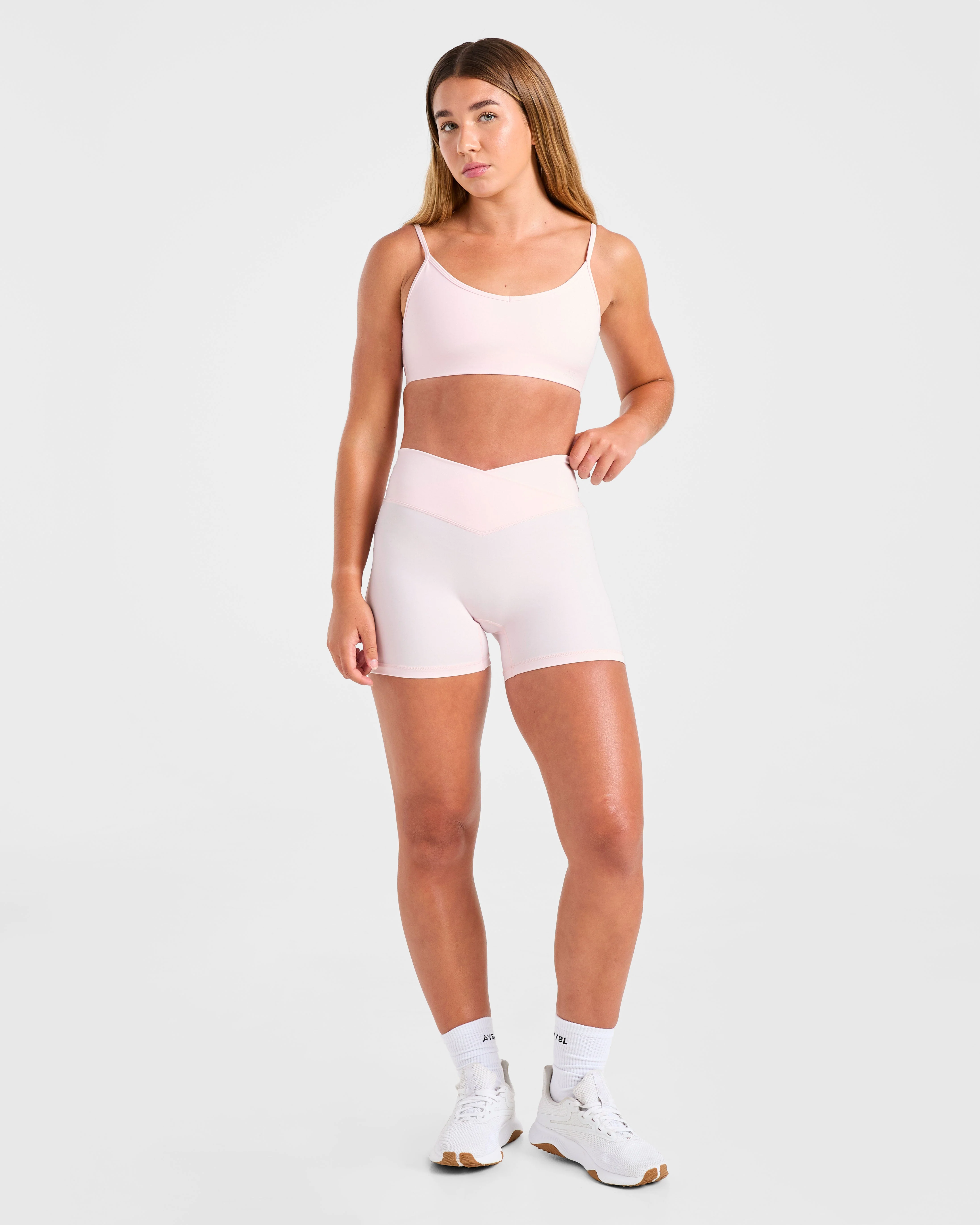 Sculpt Wrap Sports Bra - Iced Roze - Image 3
