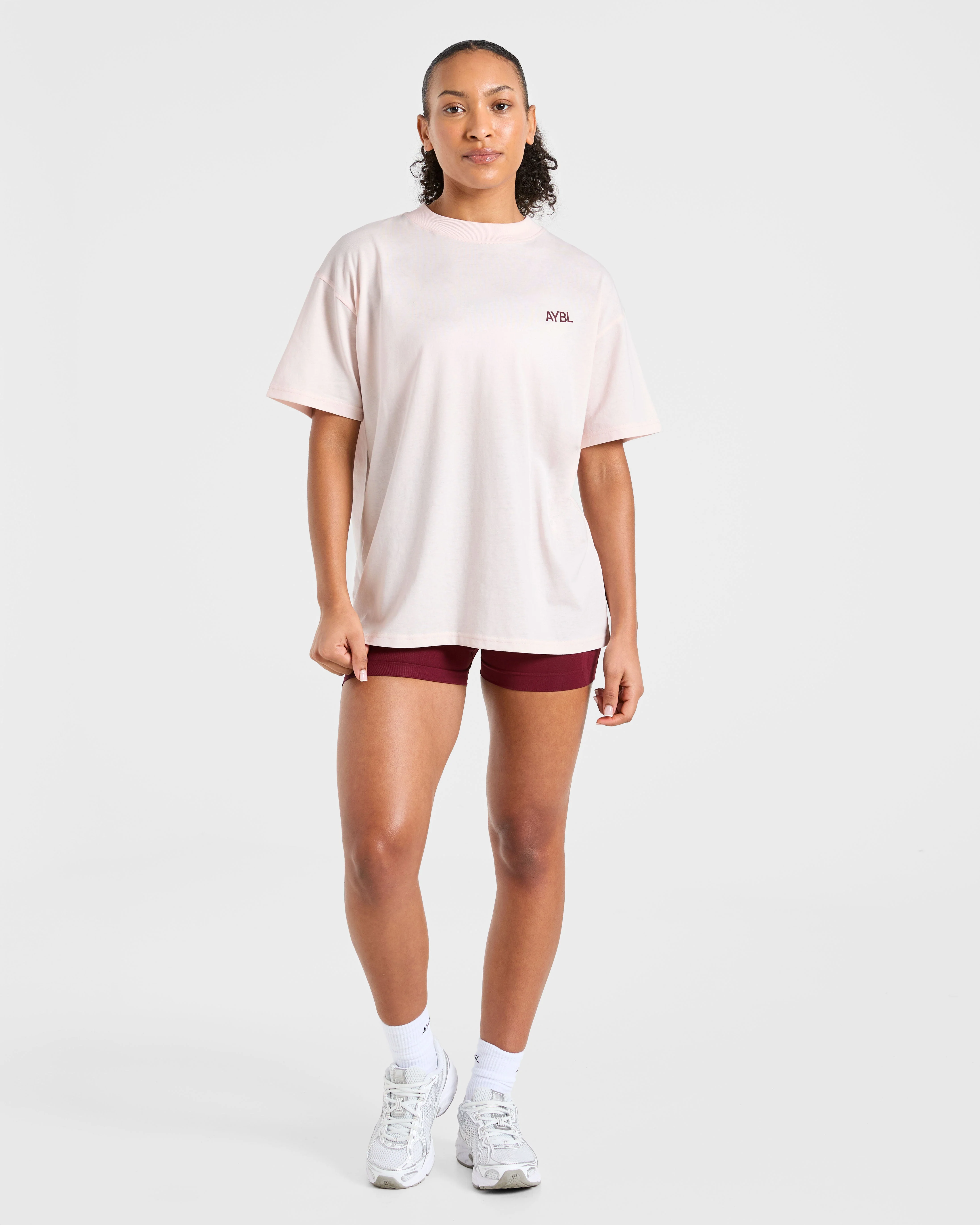 Sport Society Oversized T Shirt - Roze - Image 3