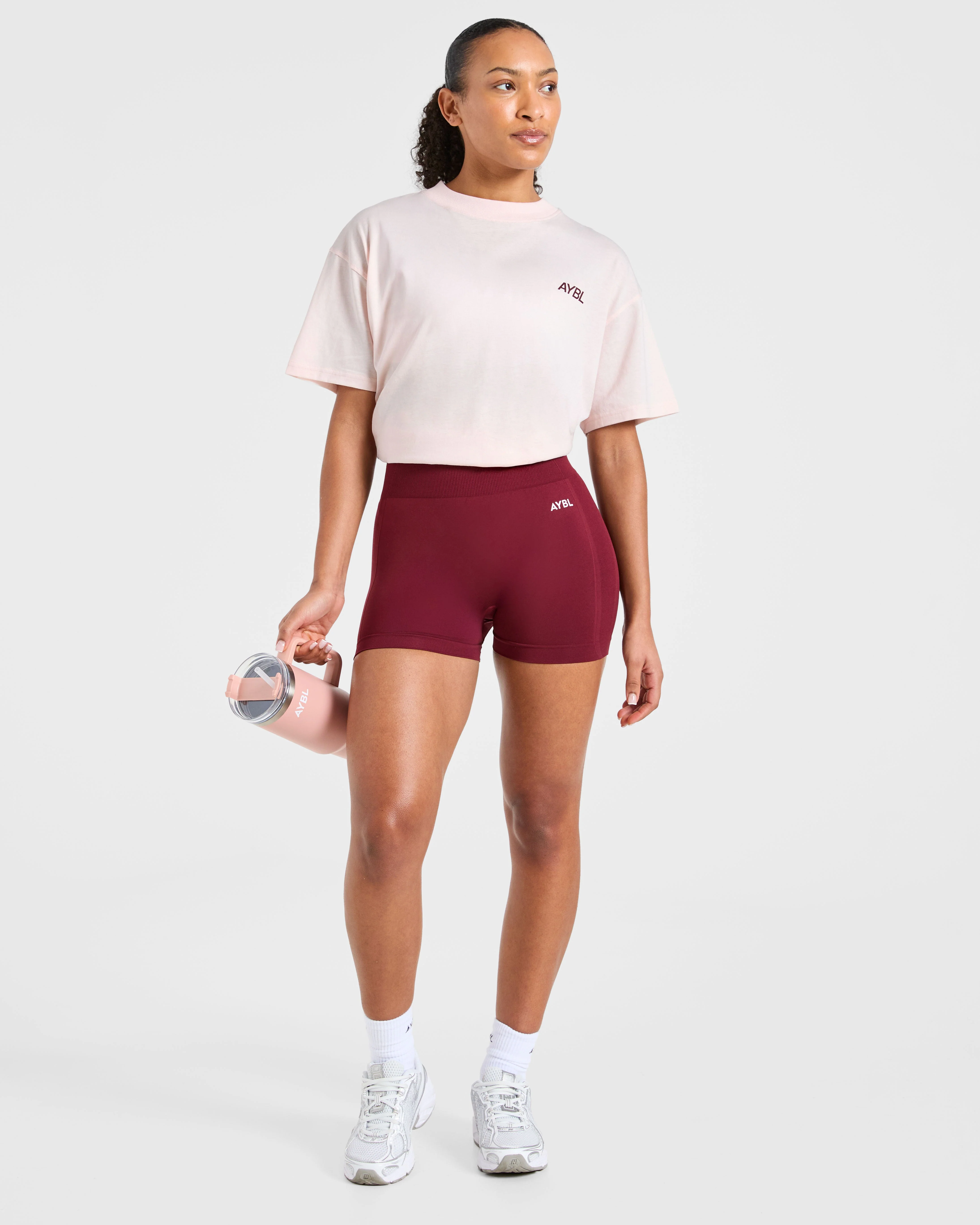Sport Society Oversized T Shirt - Roze - Image 7