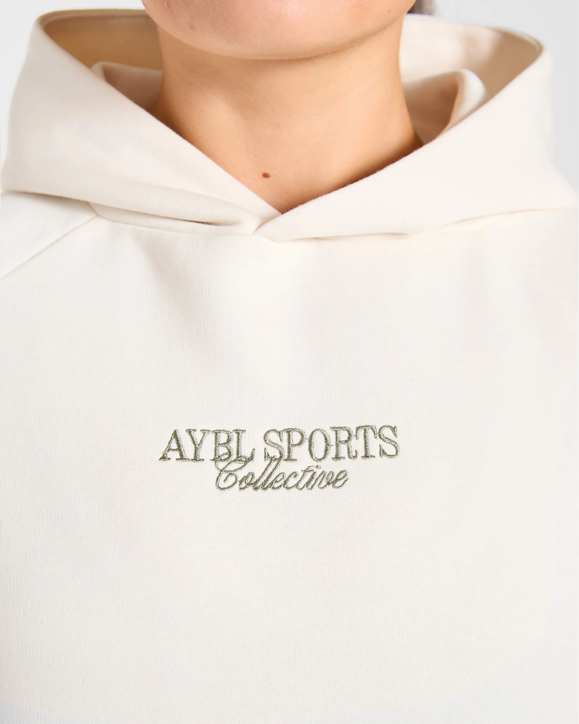 Sports Collective Oversized Hoodie - Off Wit/Groen - Image 5