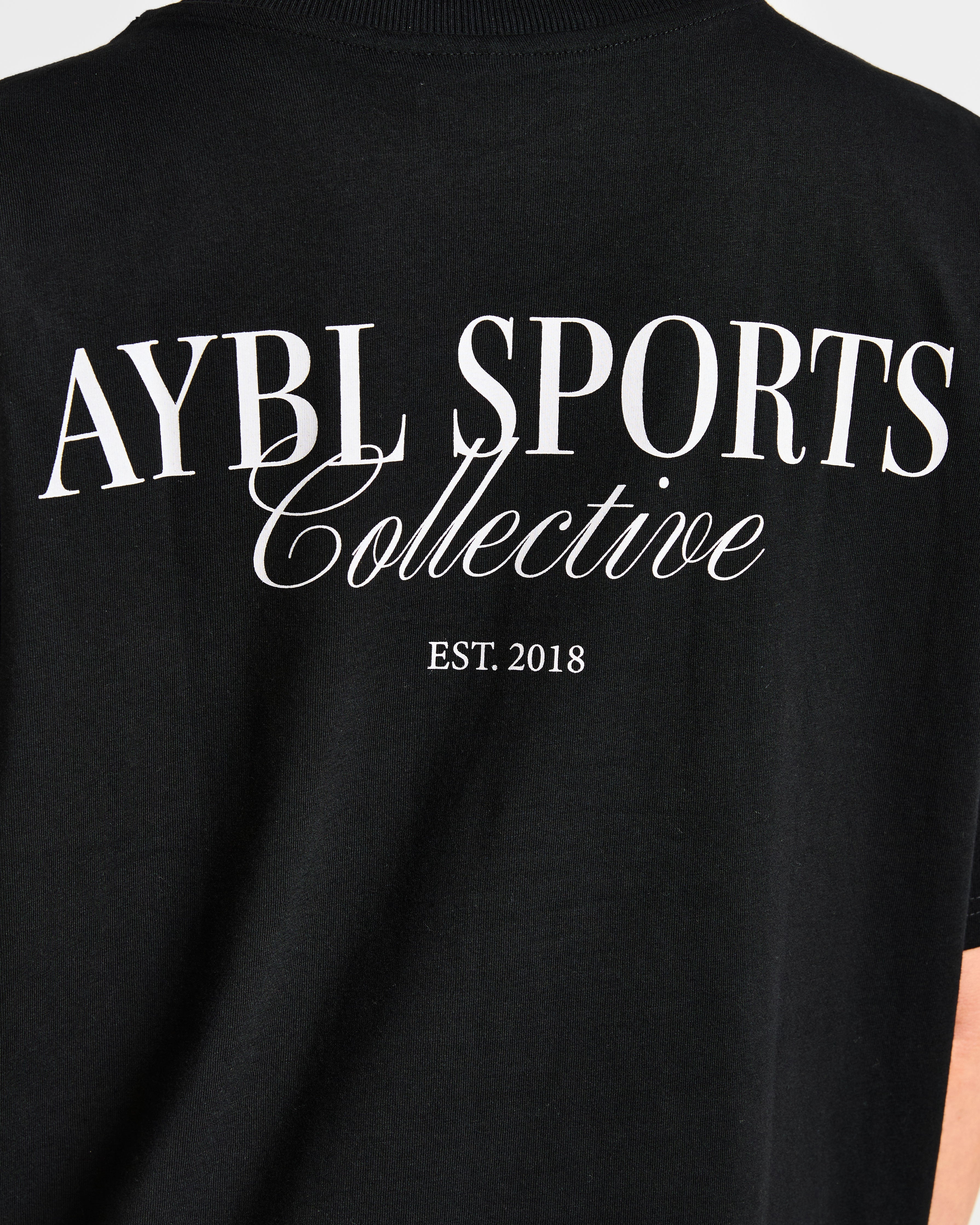 Sports Collective Oversized T Shirt - Zwart - Image 6