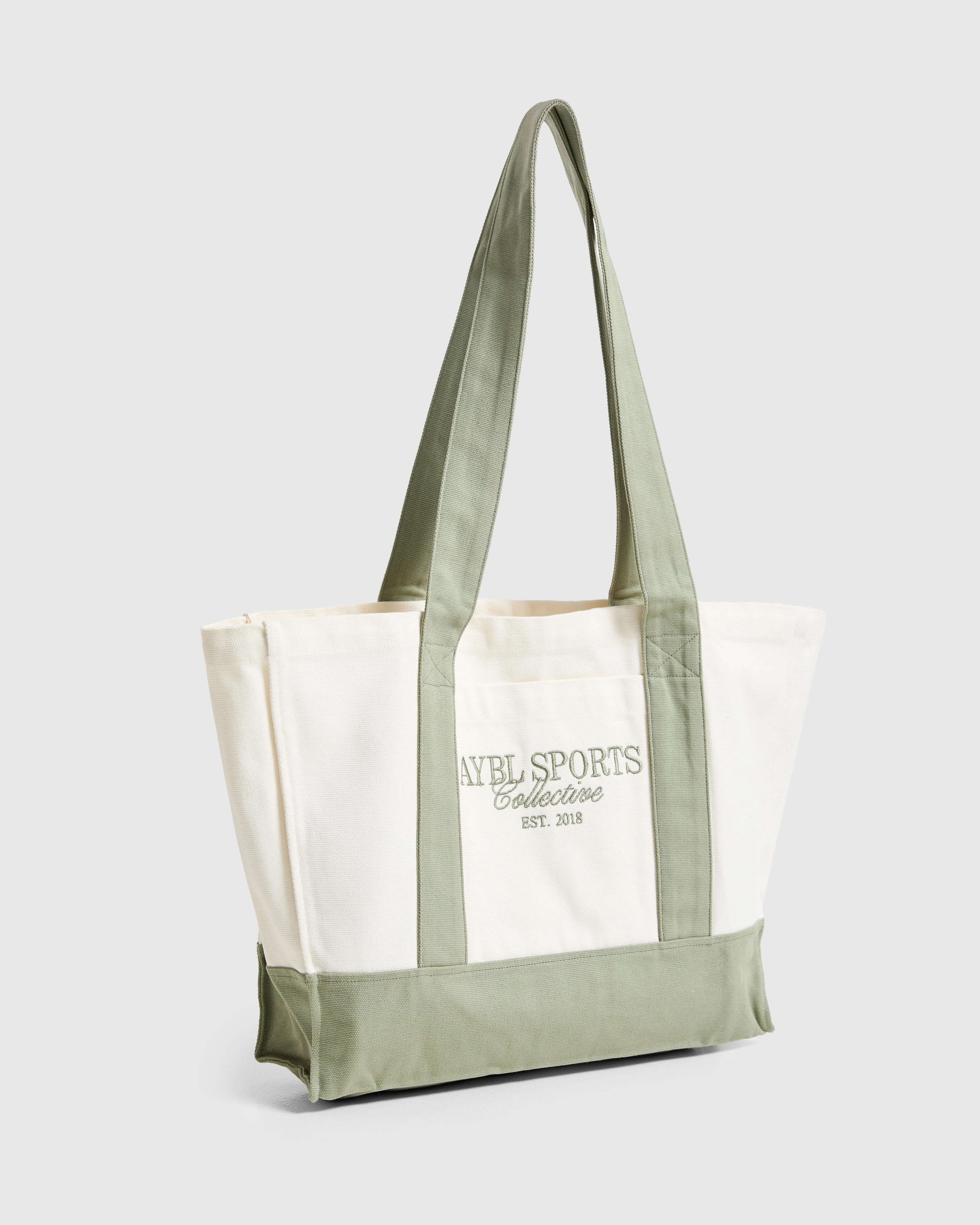 Sports Collective Tote Bag - Off Wit/Groen - Image 3