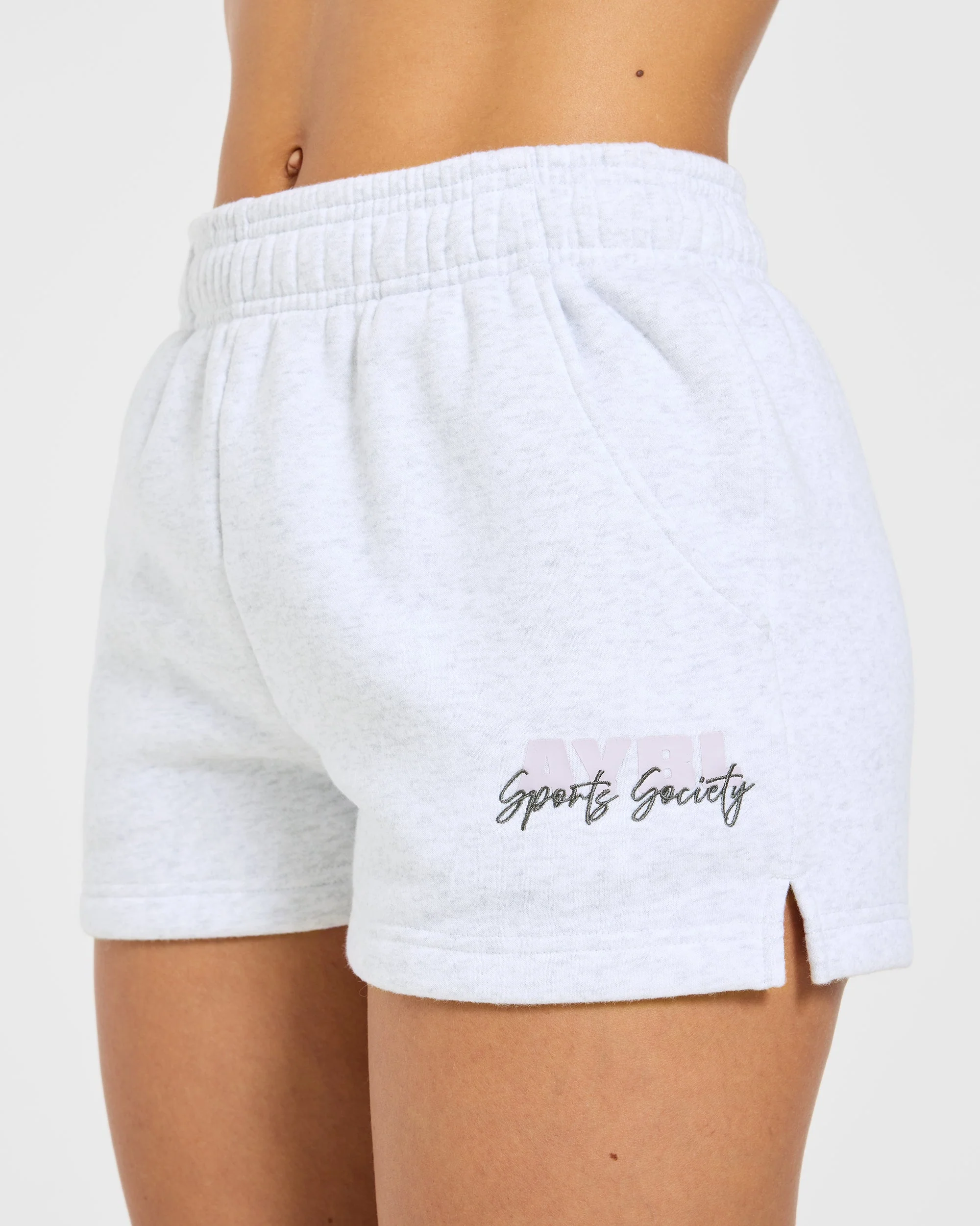 Sports Society Oversized Shorts - Heather Grijs - Image 6