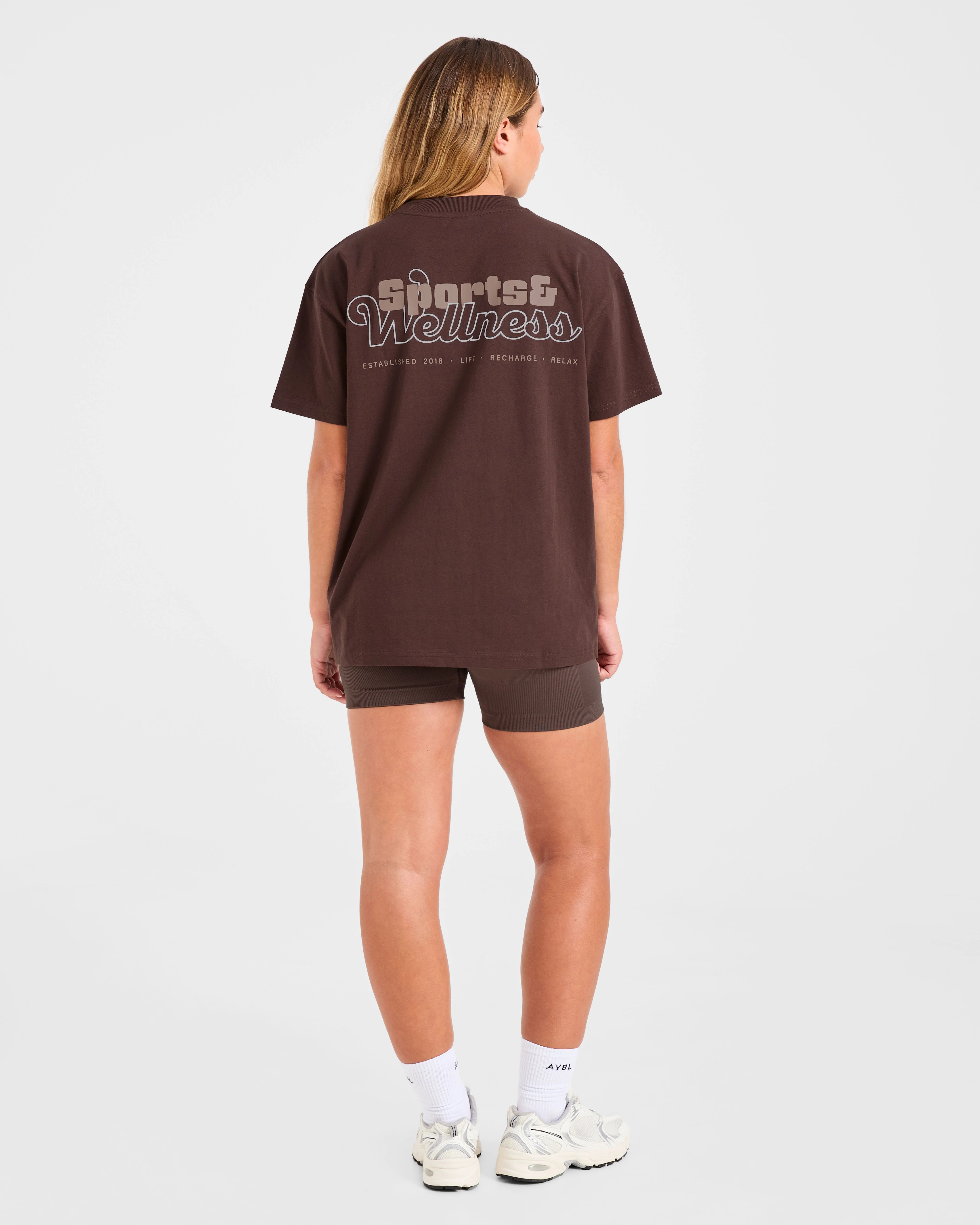 Sports Wellness Oversized T Shirt - Bruin - Image 4